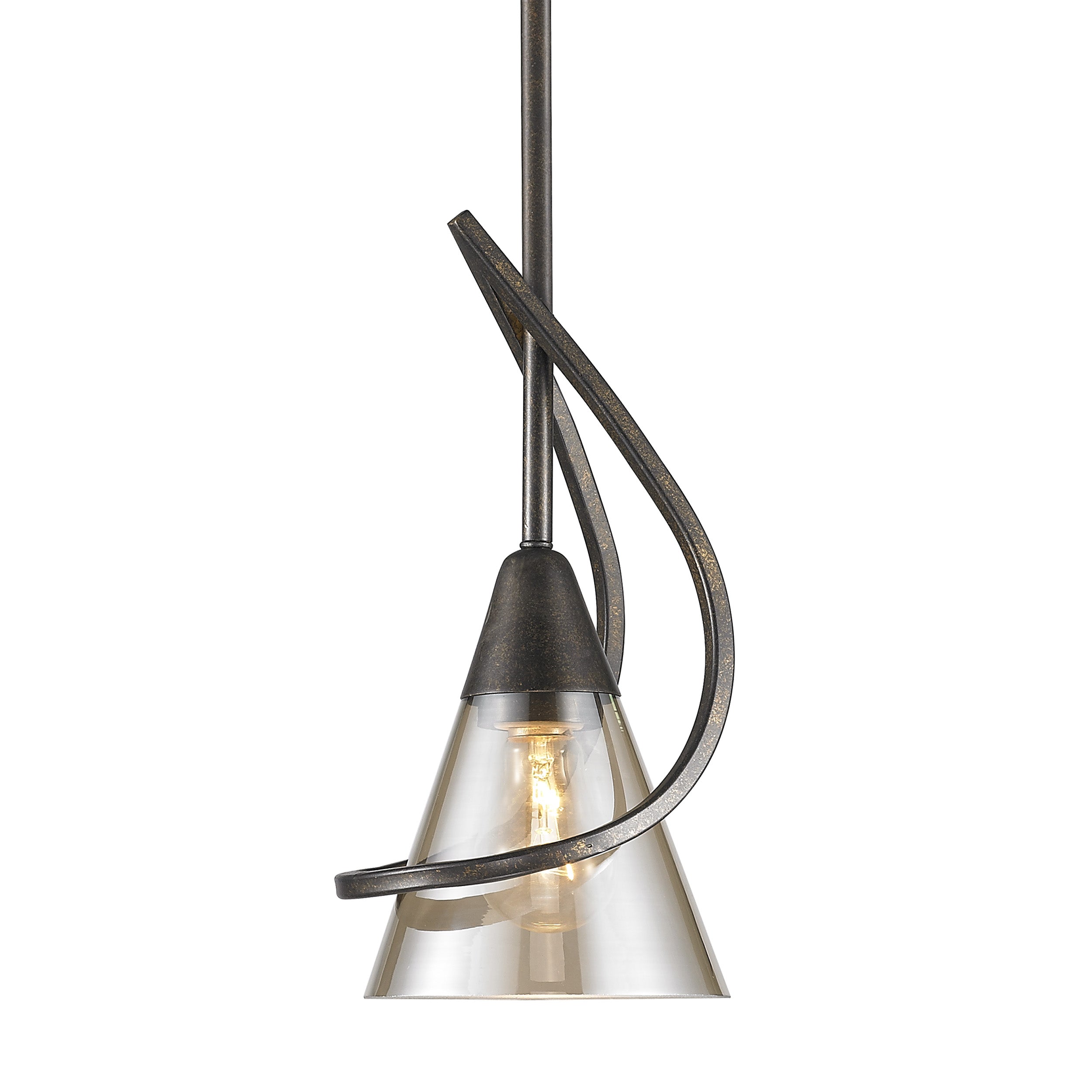 Olympia 1-light Pendant in Burnt Sienna