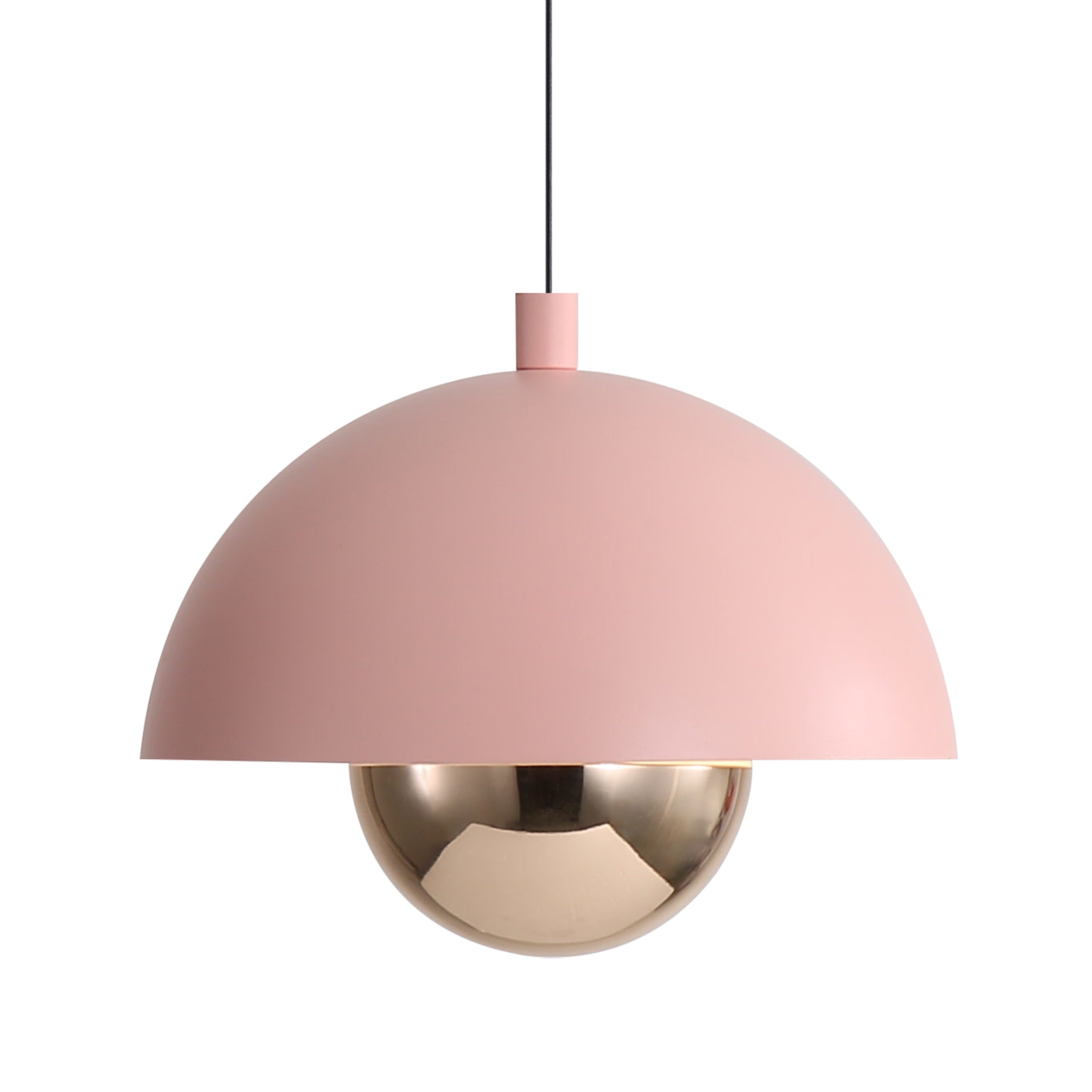 Vintra Integrated LED Pendant in Dusty Rose