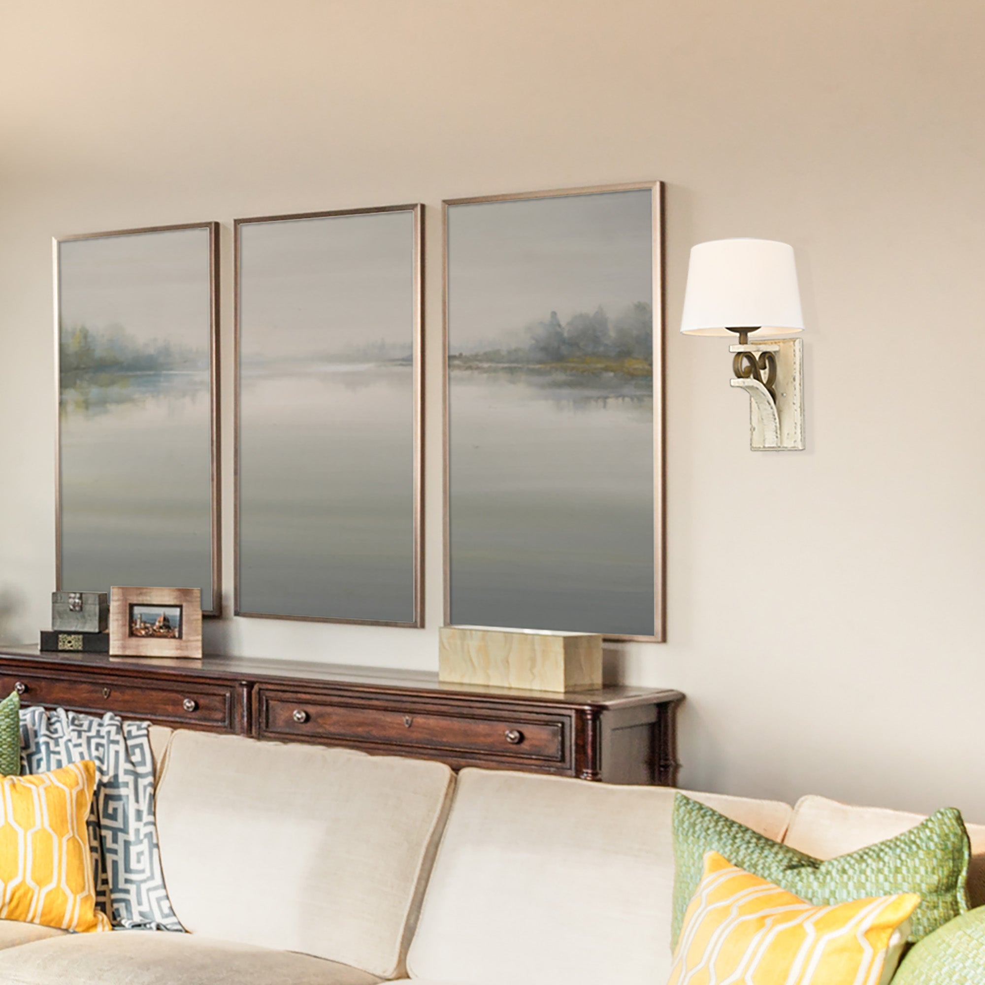 Golden Lighting Solay 1-light Wall Sconce in Burnished Chestnut