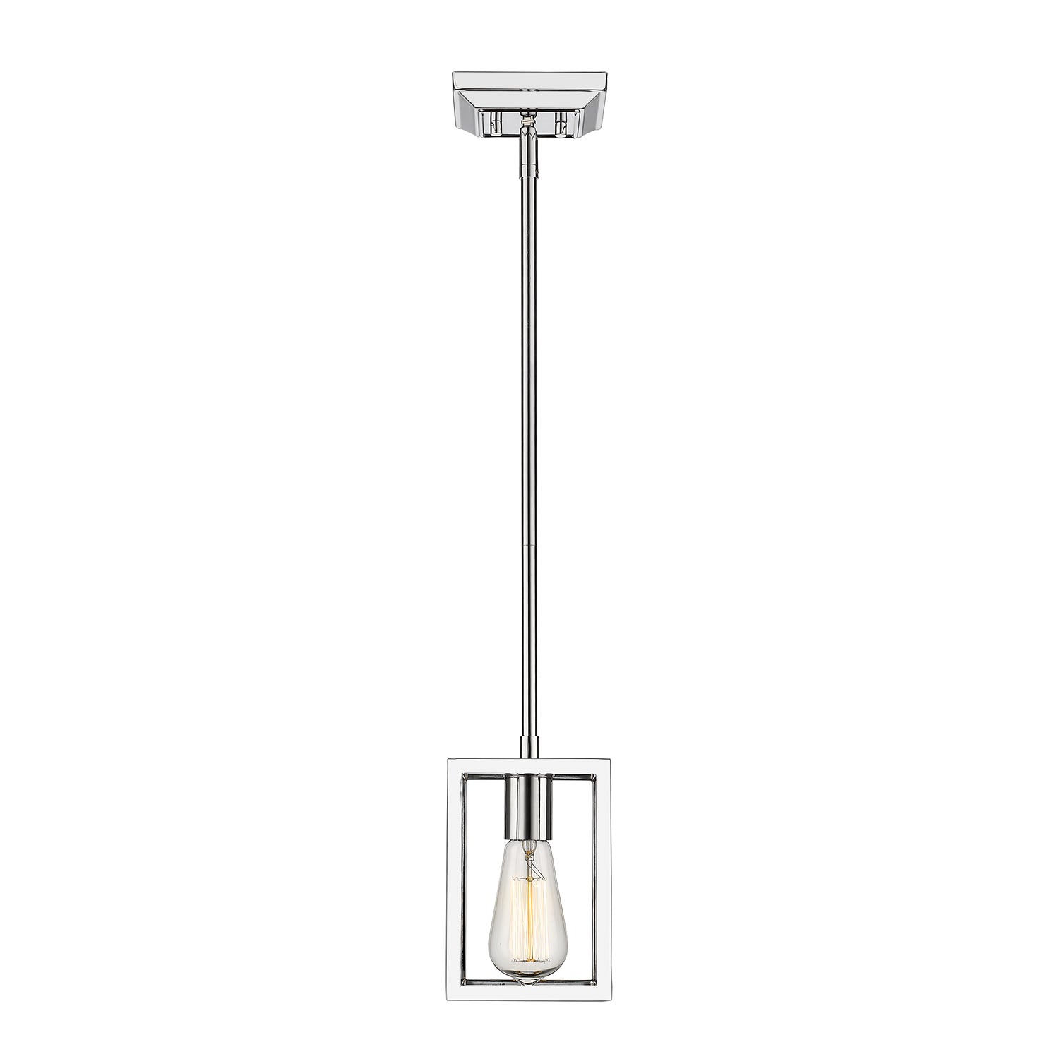 Golden Lighting Wesson 1-light Pendant in Chrome - - Golden Lighting