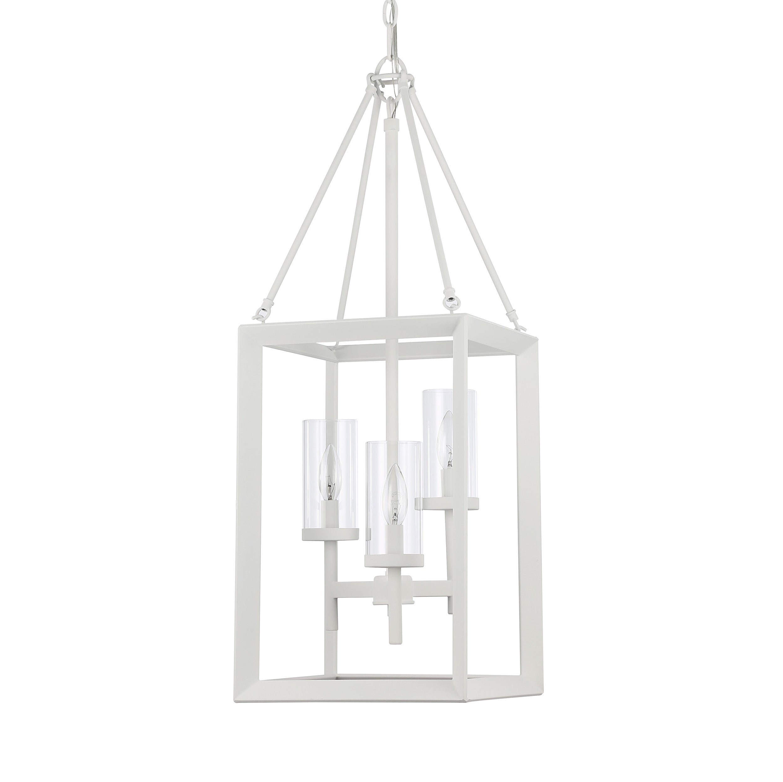 Golden Lighting Smyth 3-light Pendant in Natural White