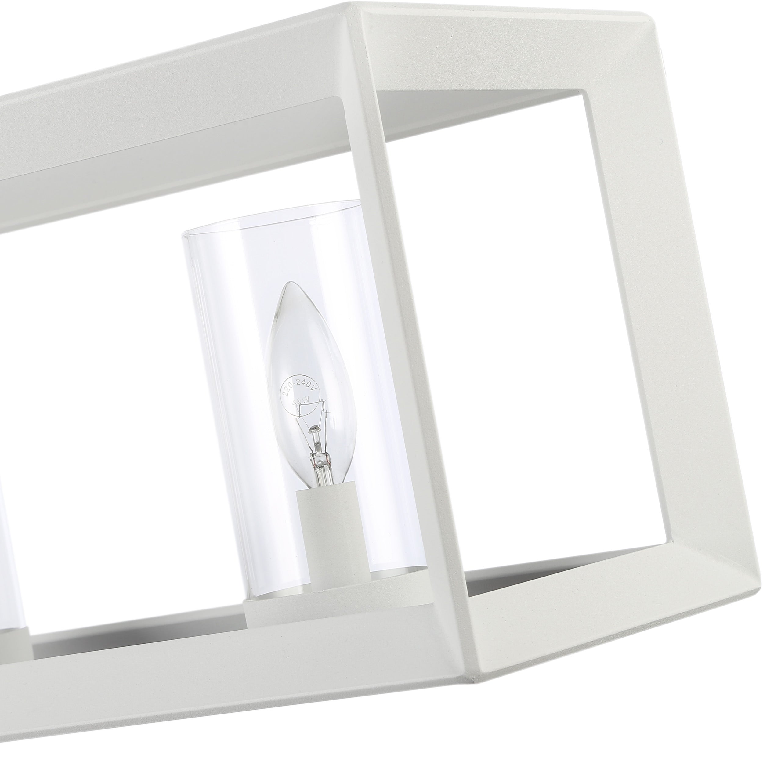 Golden Lighting Smyth 5-light Island Light in Natural White - - Golden Lighting