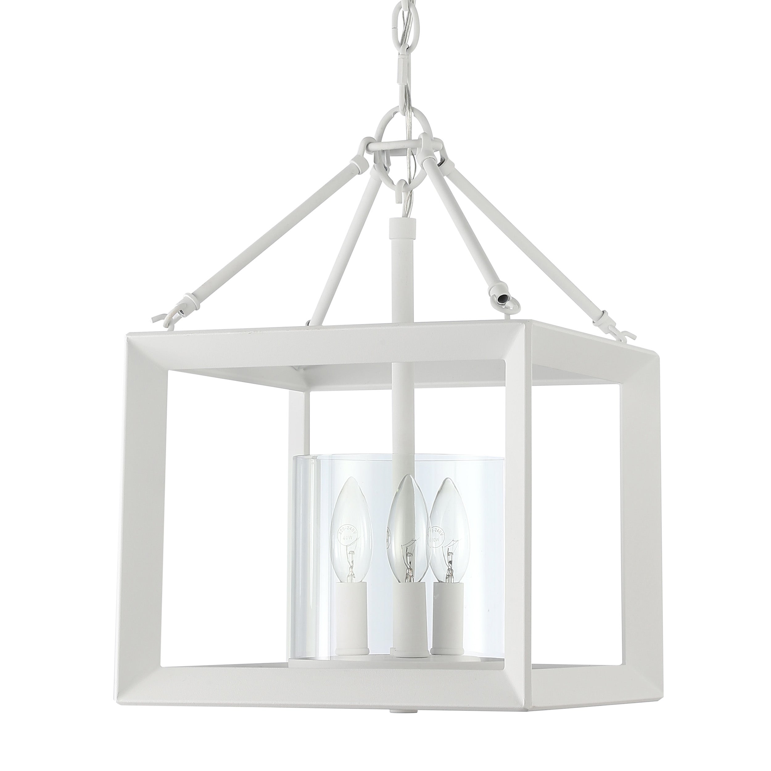 Golden Lighting Smyth 3-light Chandelier in Natural White