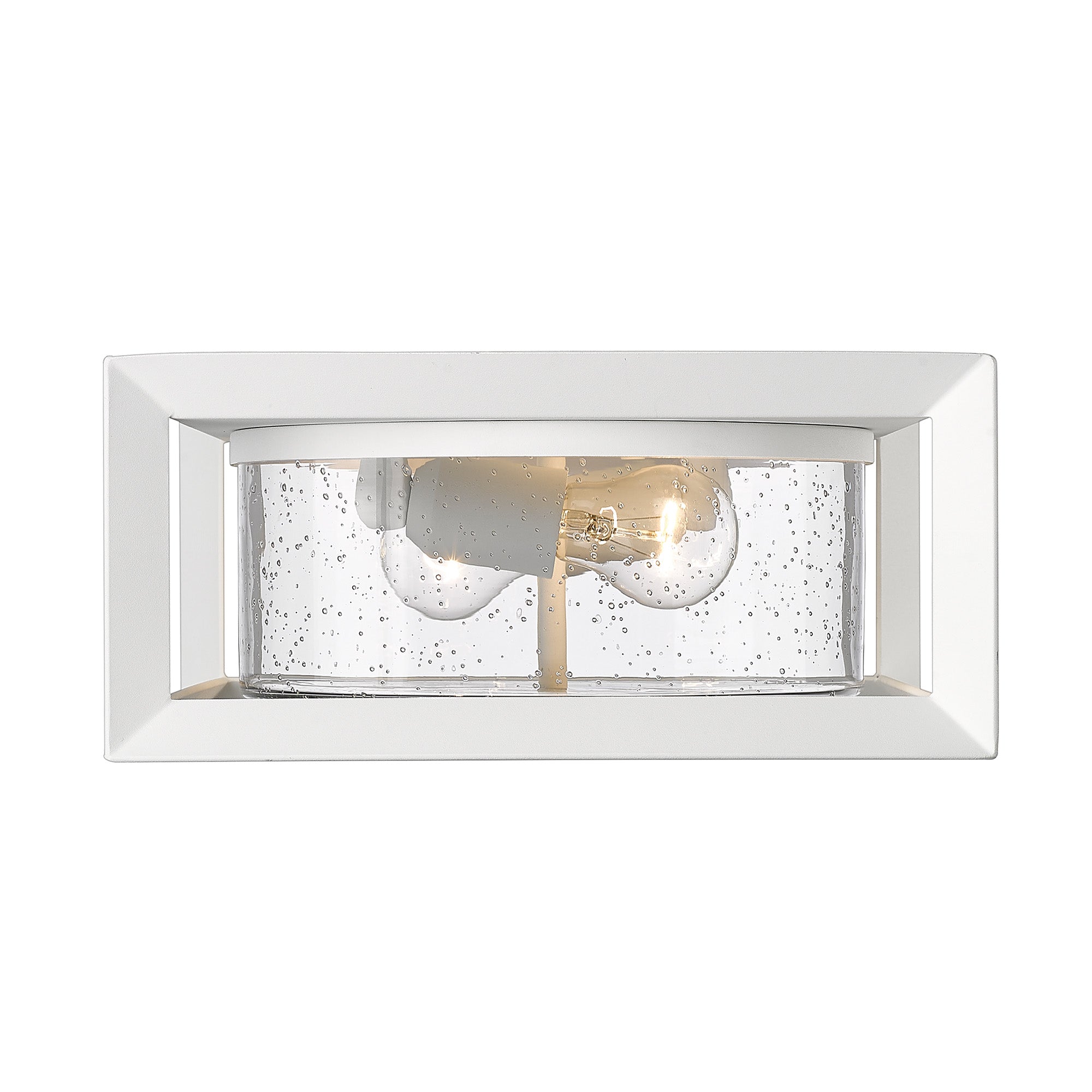 Golden Lighting Smyth 2-light Outdoor Ceiling in Natural White - - Golden Lighting