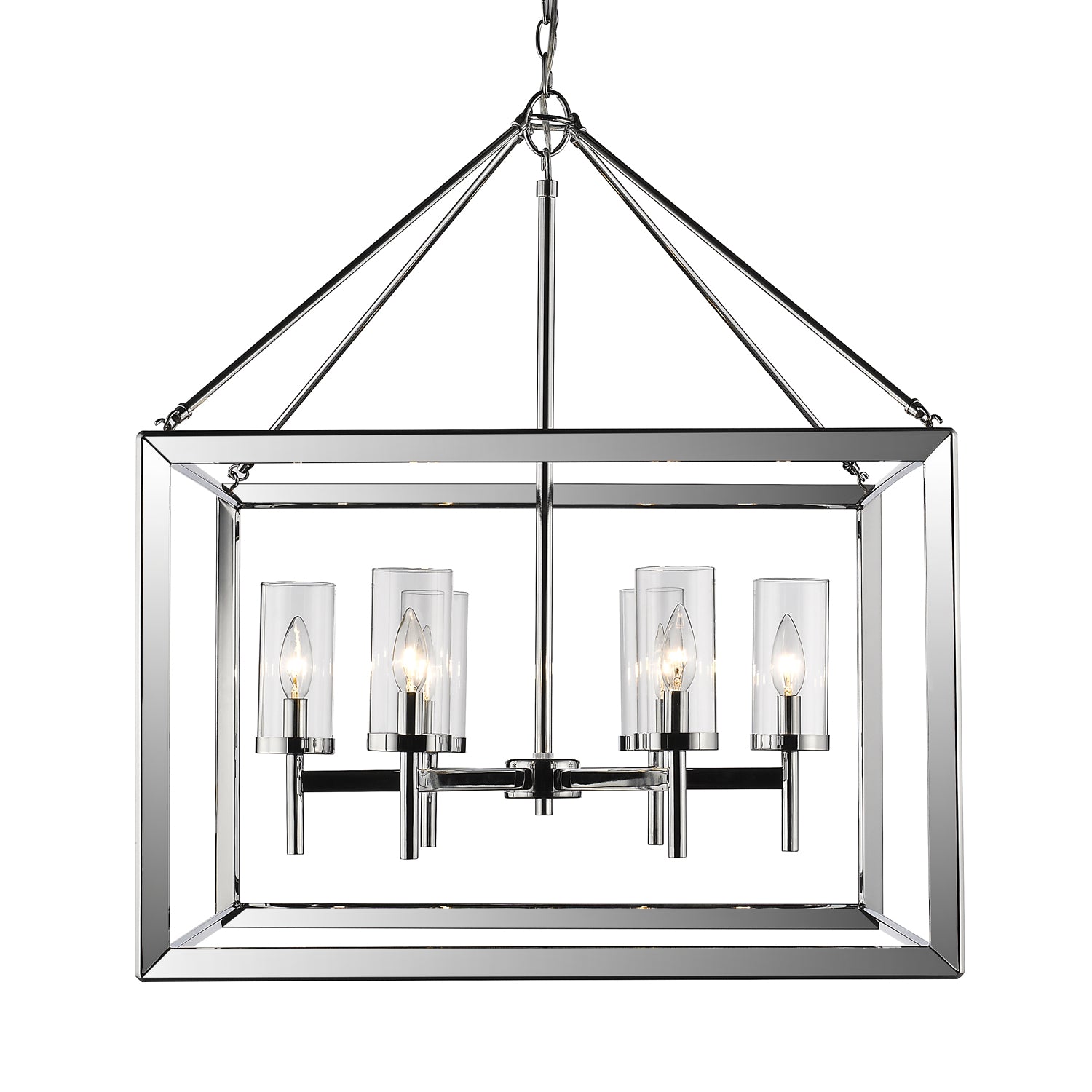 Smyth 6-light Chandelier in Chrome