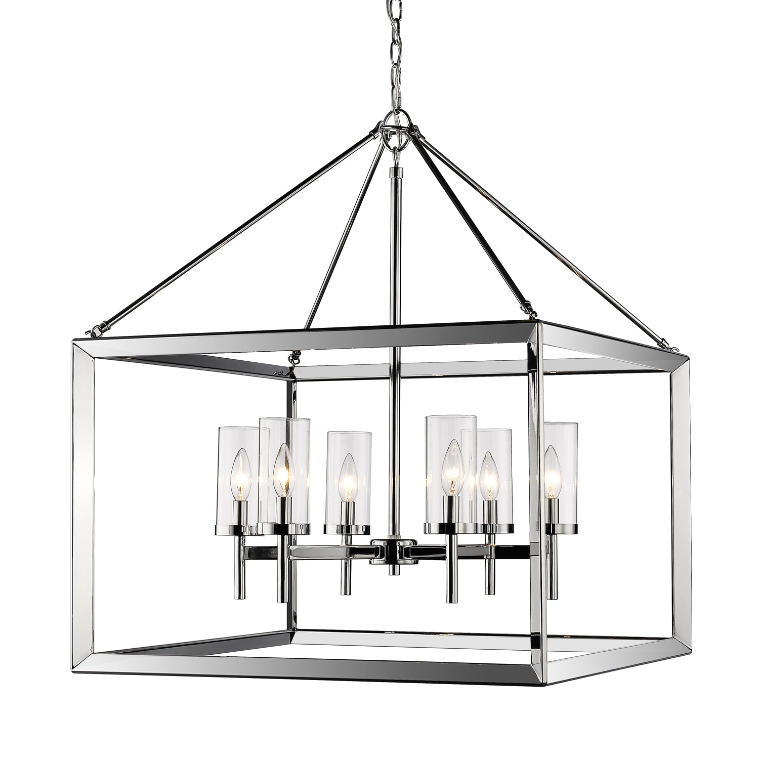Smyth 6-light Chandelier in Chrome