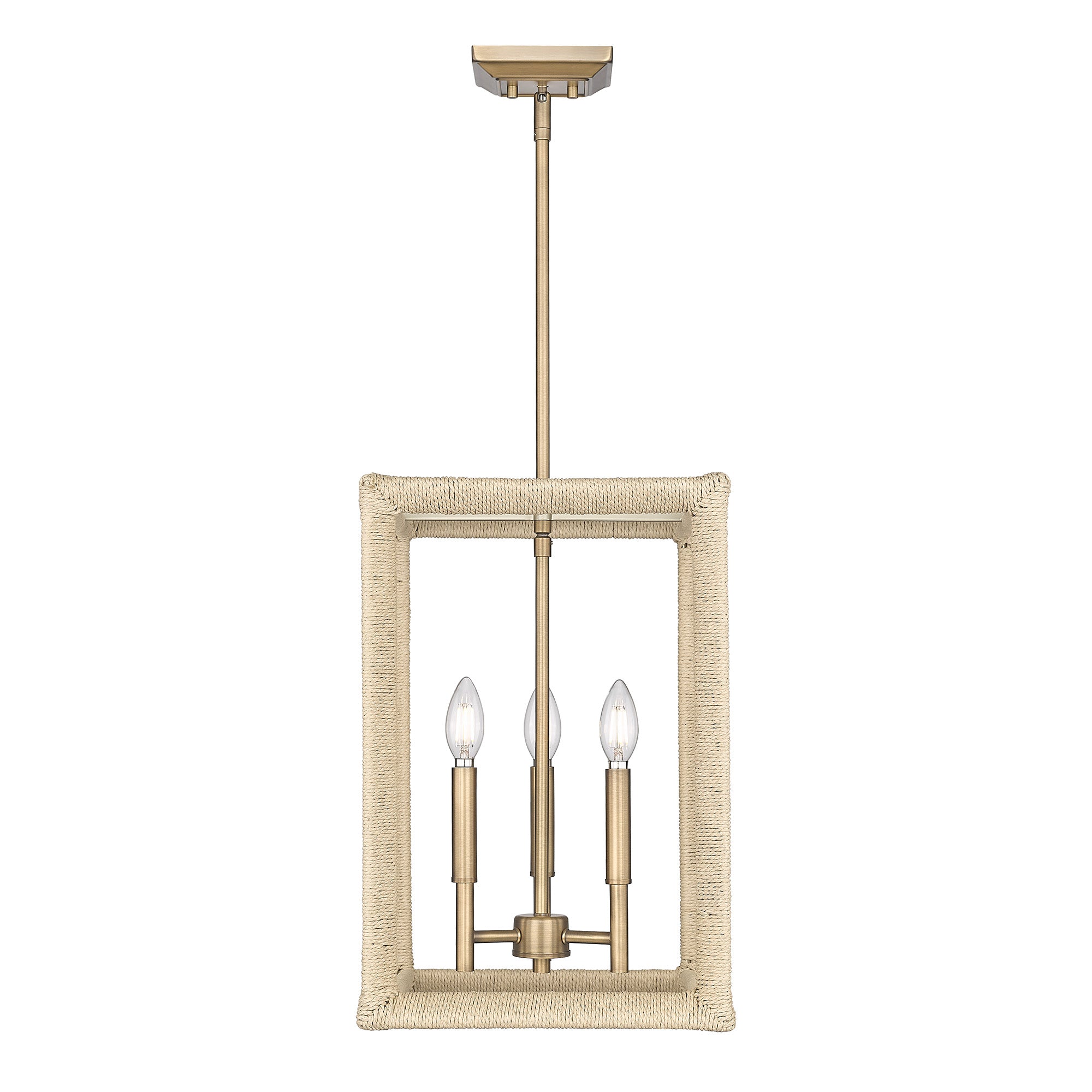 Kimber 3-light Pendant in Modern Brass