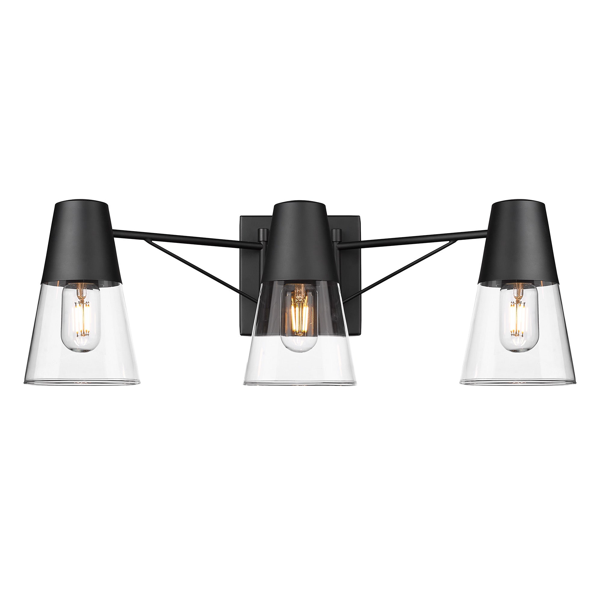 Ryker 3-light Vanity in Matte Black