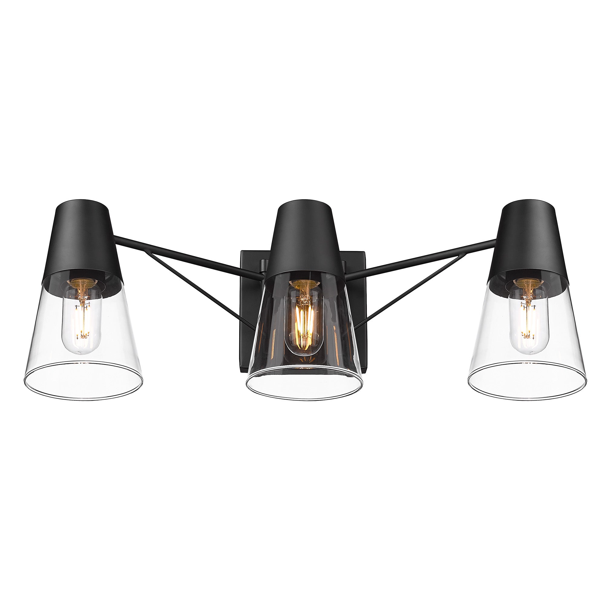 Ryker 3-light Vanity in Matte Black
