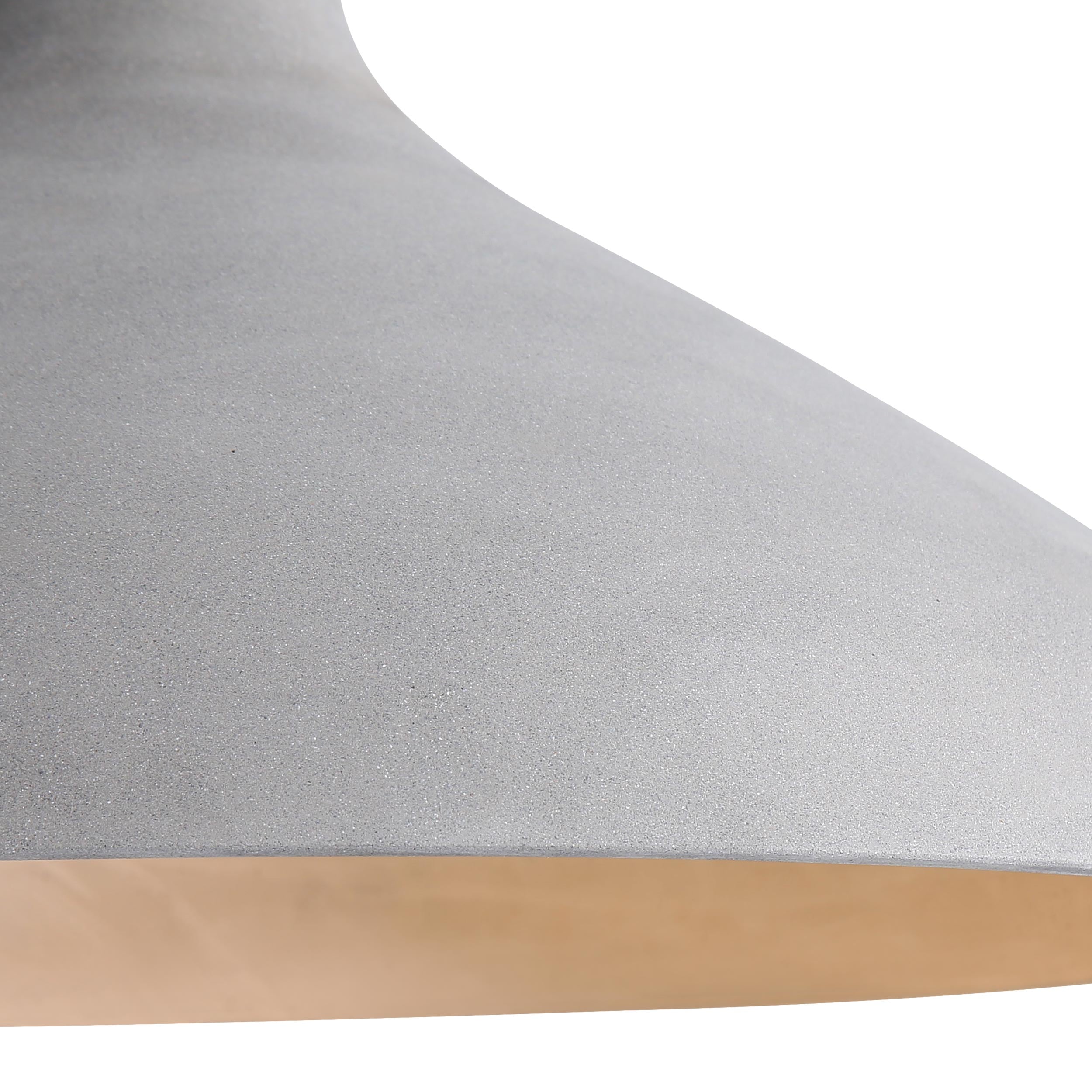 Golden Lighting Aethera 22in Integrated LED Pendant in Grey Cement - - Golden Lighting