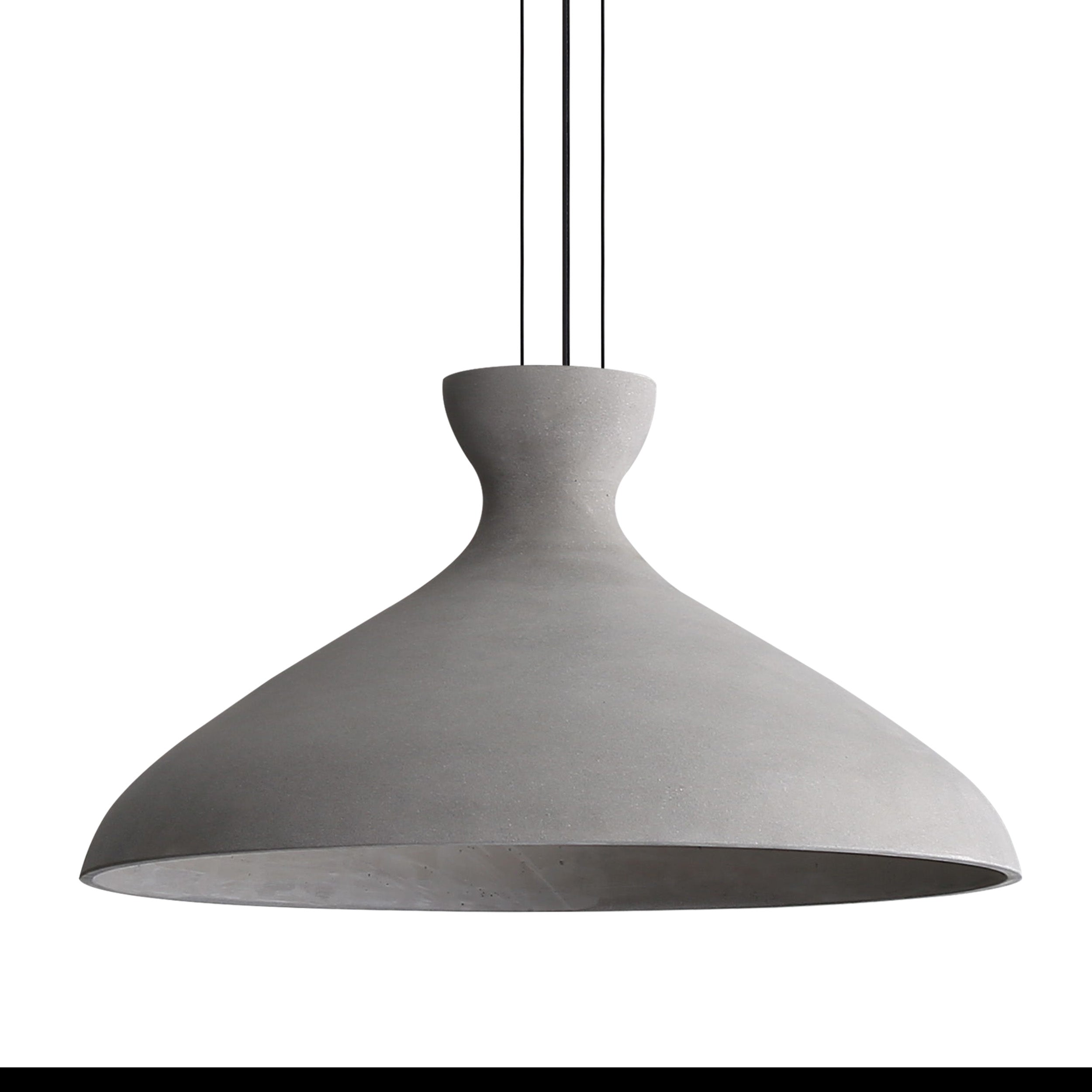Golden Lighting Aethera 22in Integrated LED Pendant in Grey Cement
