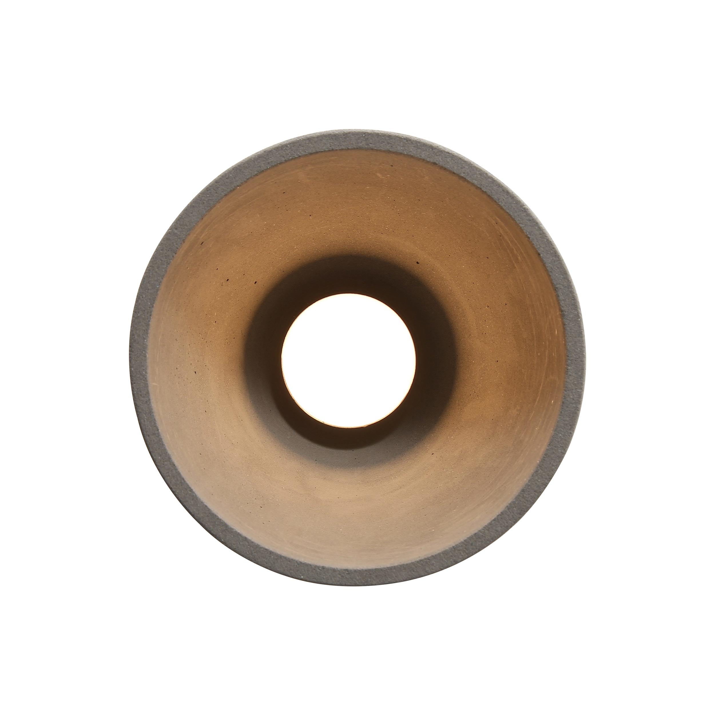 Golden Lighting Aethera 7in Integrated LED Pendant in Grey Cement