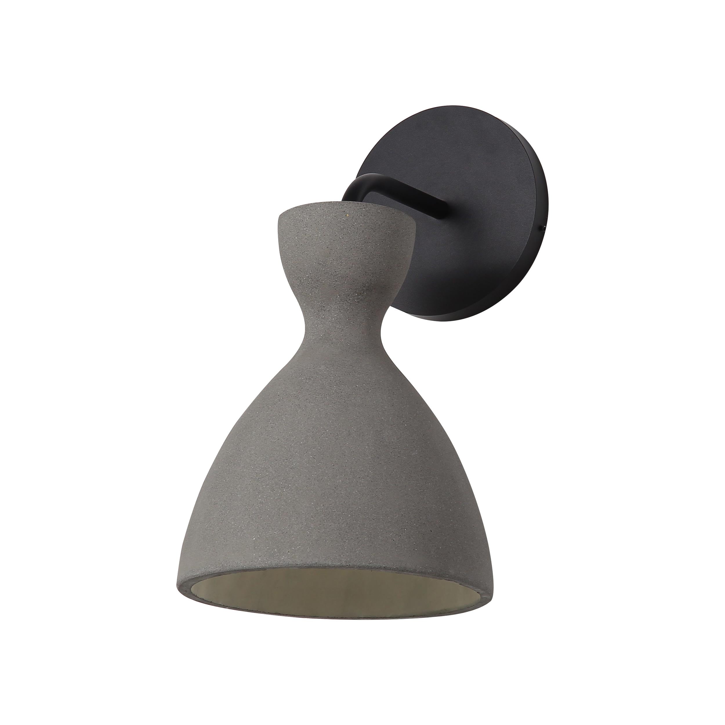 Golden Lighting Aethera Integrated LED Wall Sconce in Grey Cement - - Golden Lighting