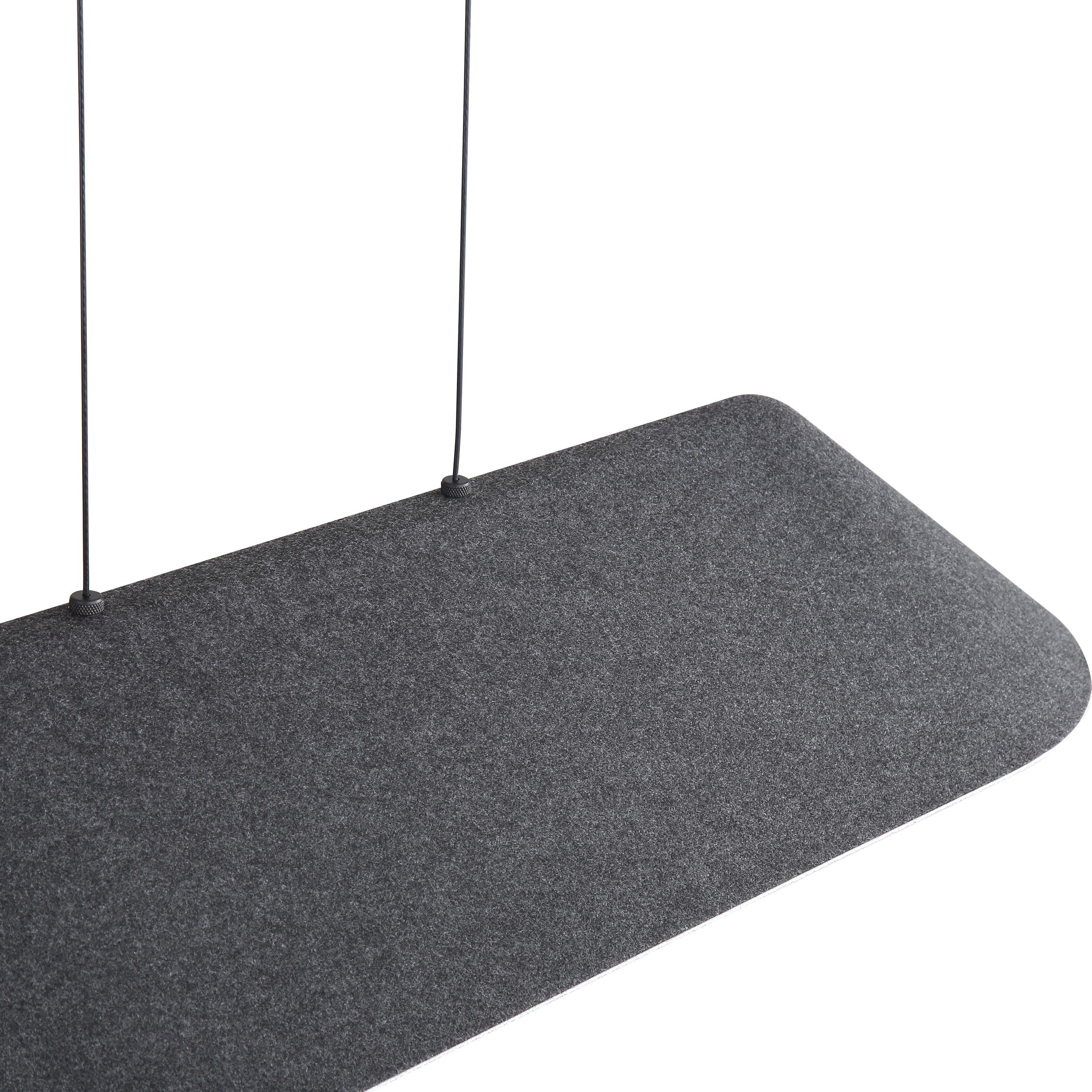 Golden Lighting Faroe Integrated LED Island Light in Flecked Black/Grey - - Golden Lighting