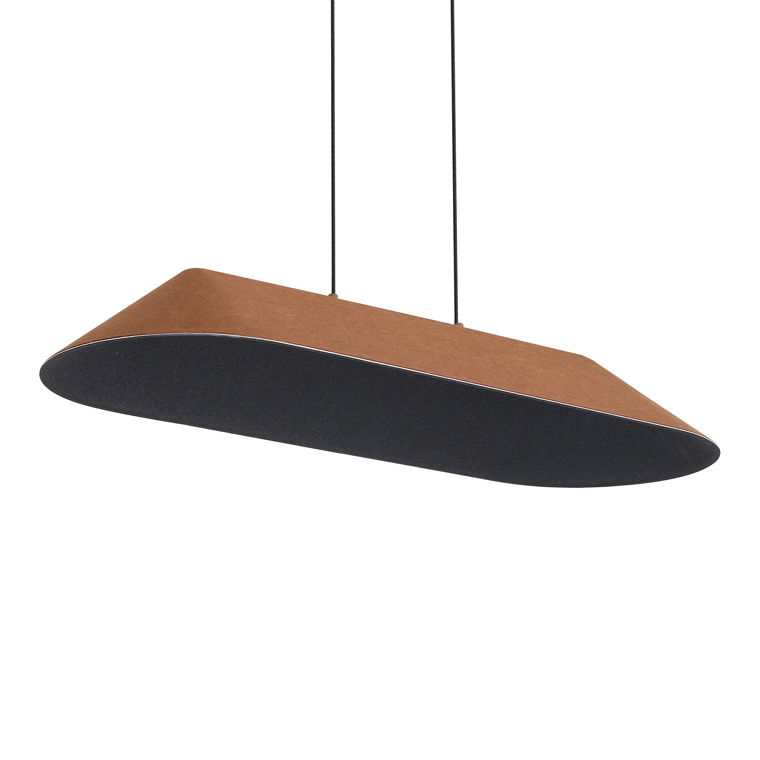Golden Lighting Faroe Integrated LED Island Light in Coffee/Black