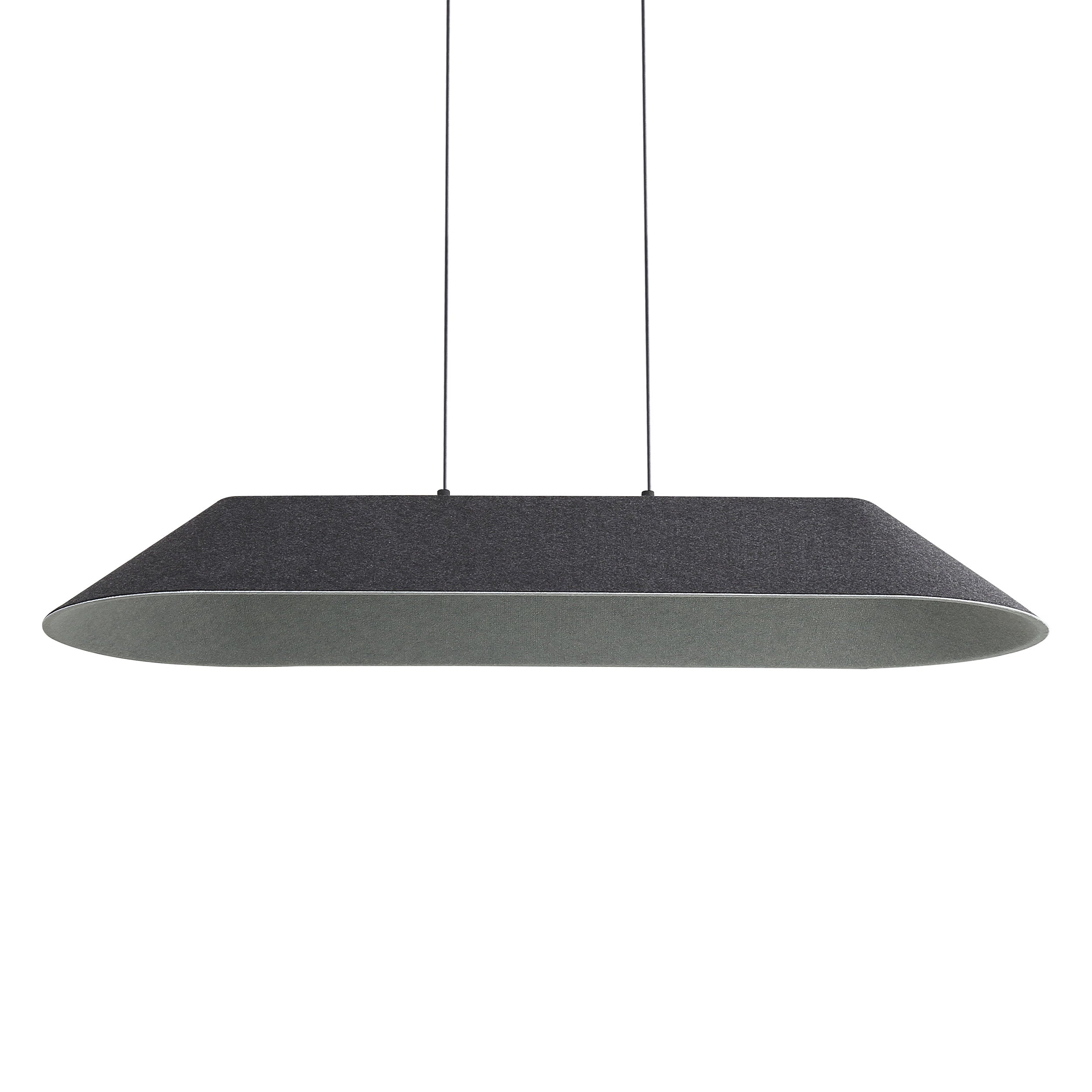 Golden Lighting Faroe Integrated LED Island Light in Flecked Black/Grey