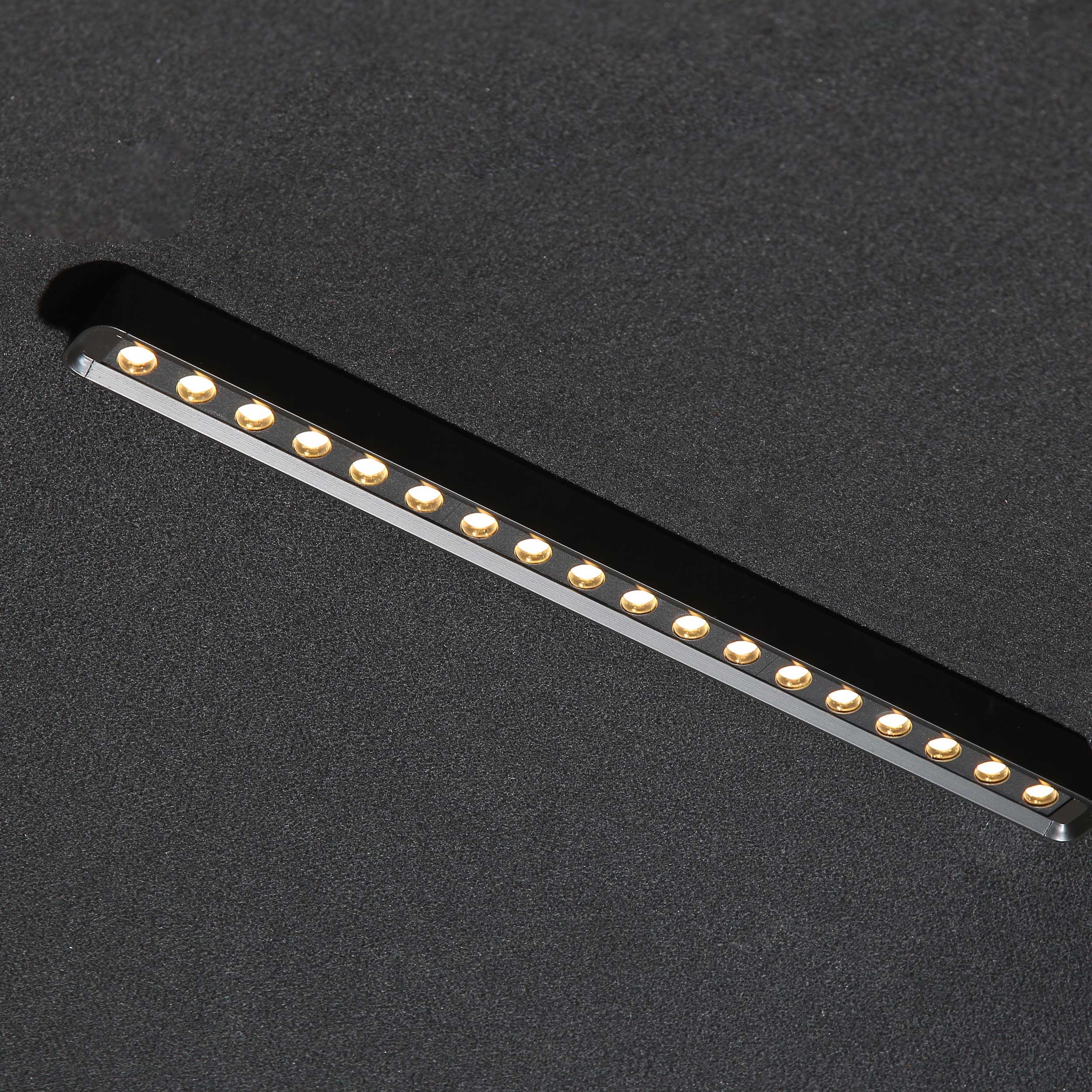 Golden Lighting Faroe 30in Integrated LED Pendant in Coffee/Black Felt - - Golden Lighting
