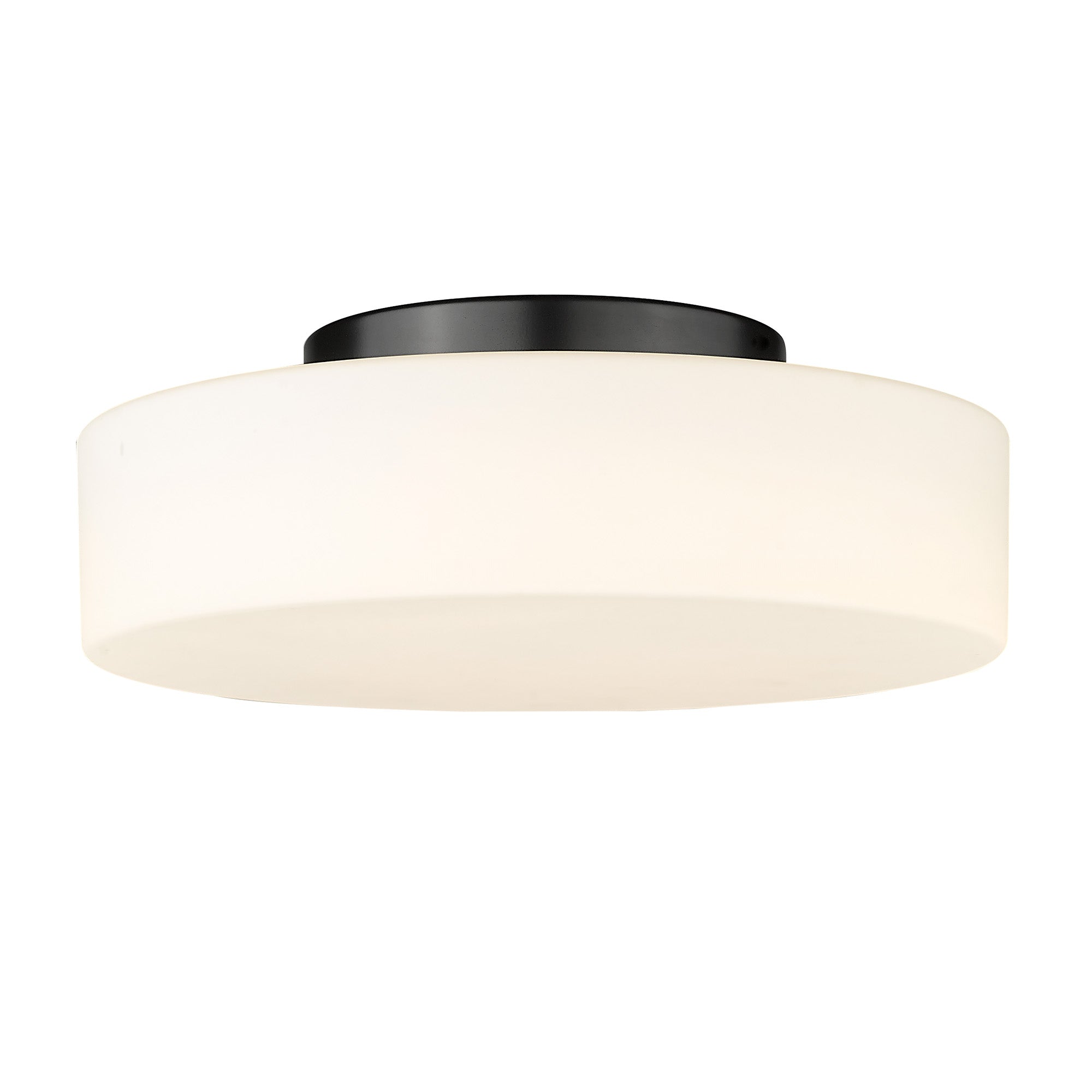 Toli Integrated LED Flush Mount in Matte Black