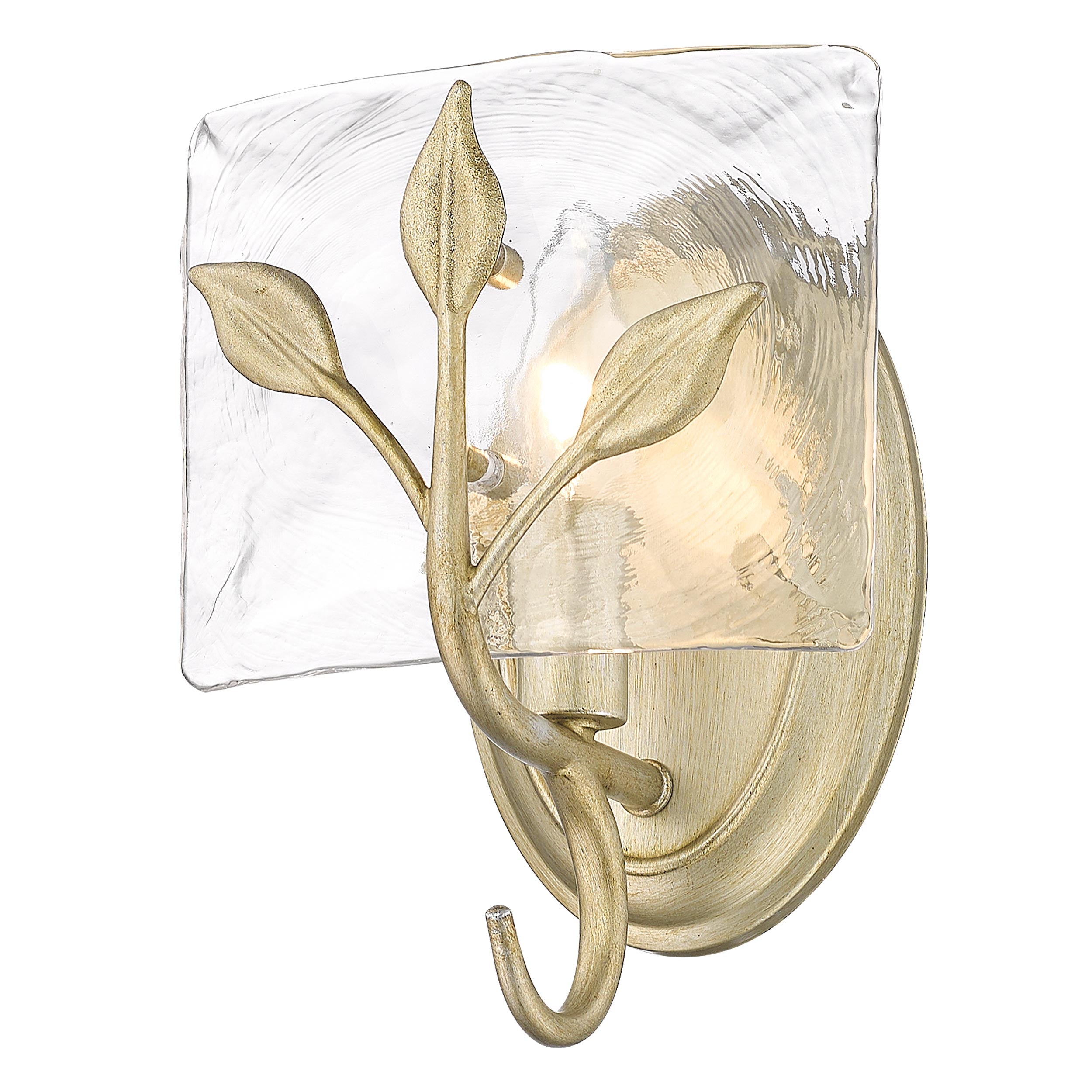 Golden Lighting Calla 1-light Wall Sconce in White Gold - - Golden Lighting