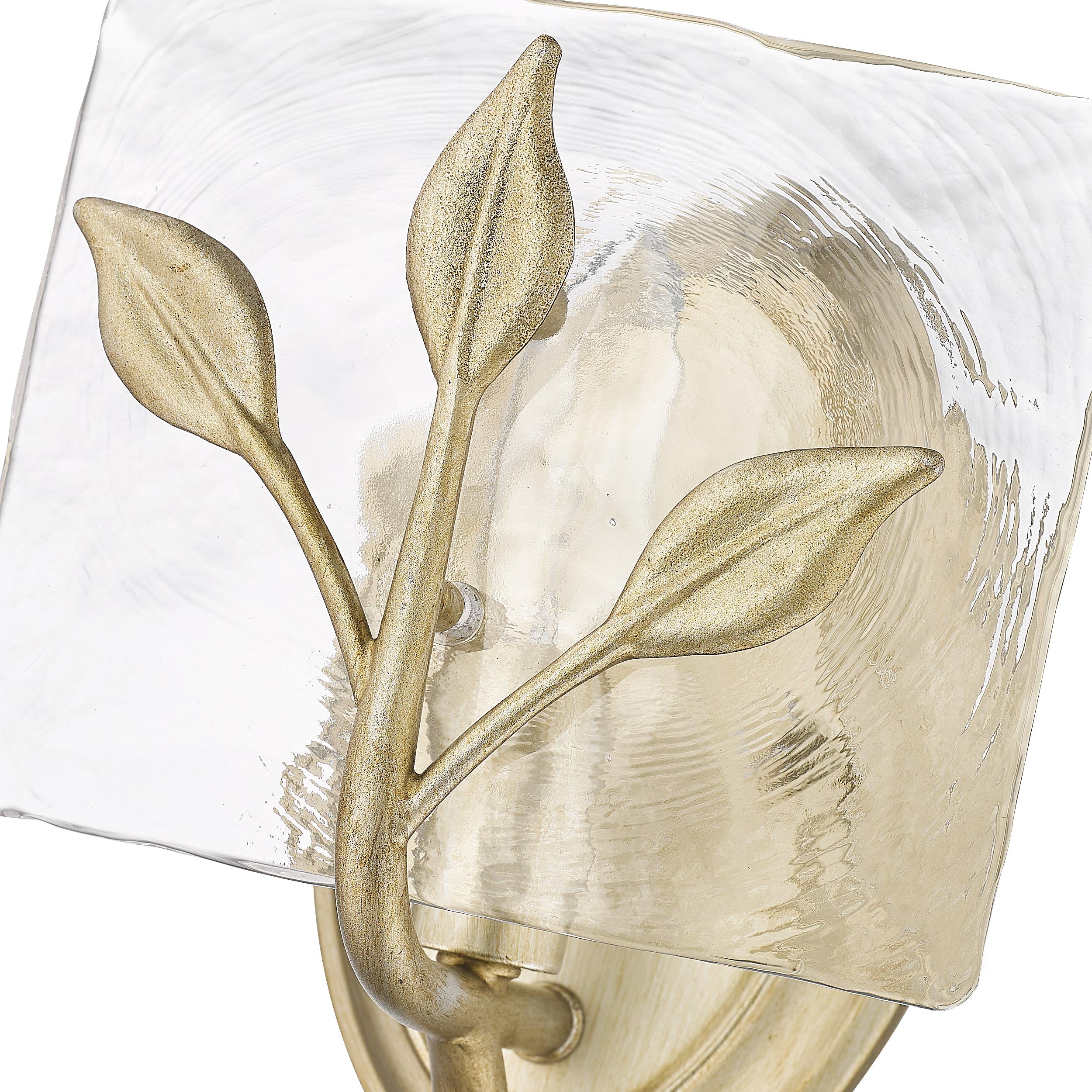 Golden Lighting Calla 1-light Wall Sconce in White Gold - - Golden Lighting