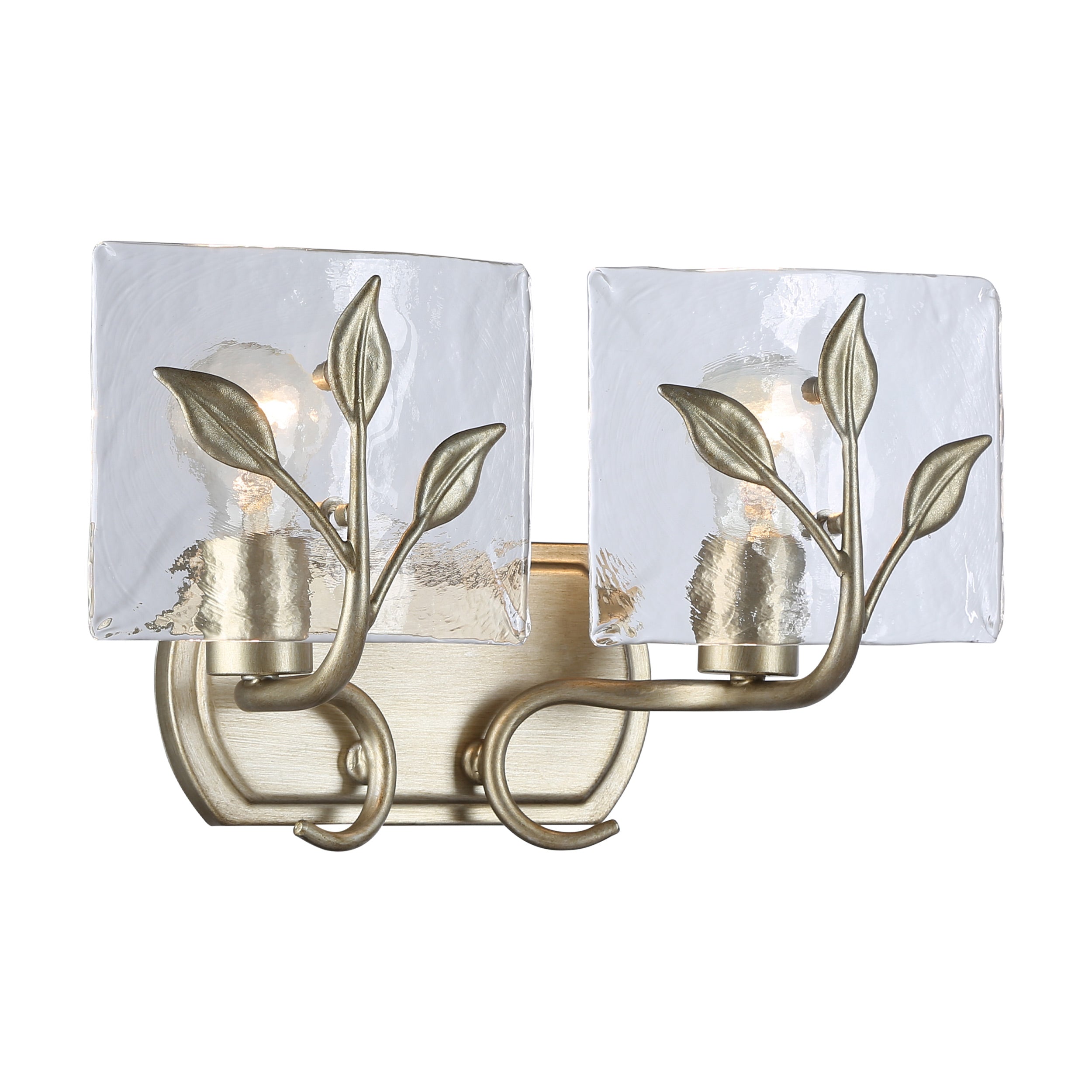 Golden Lighting Calla 2-light Vanity in White Gold