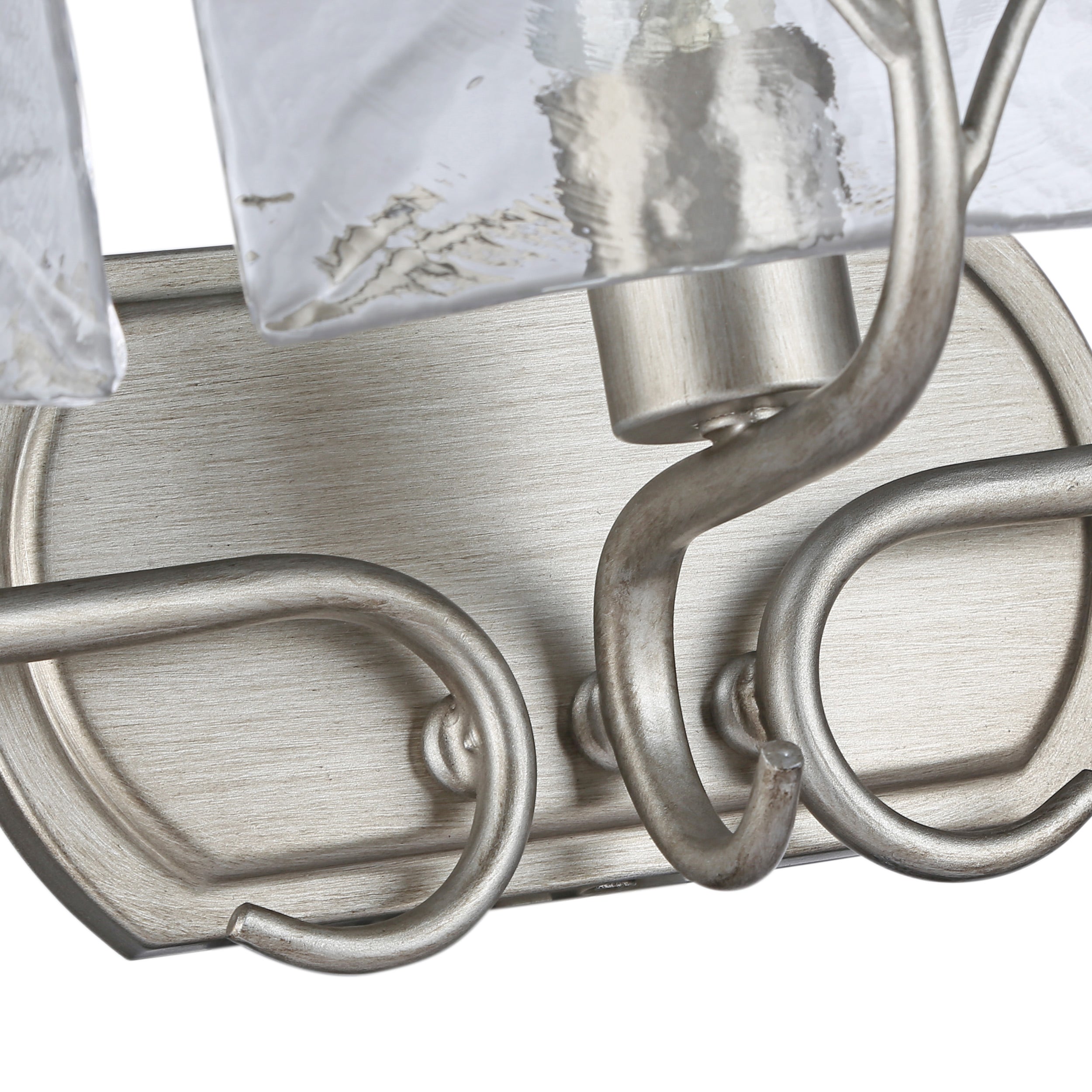 Golden Lighting Calla 3-light Vanity in Peruvian Silver - - Golden Lighting
