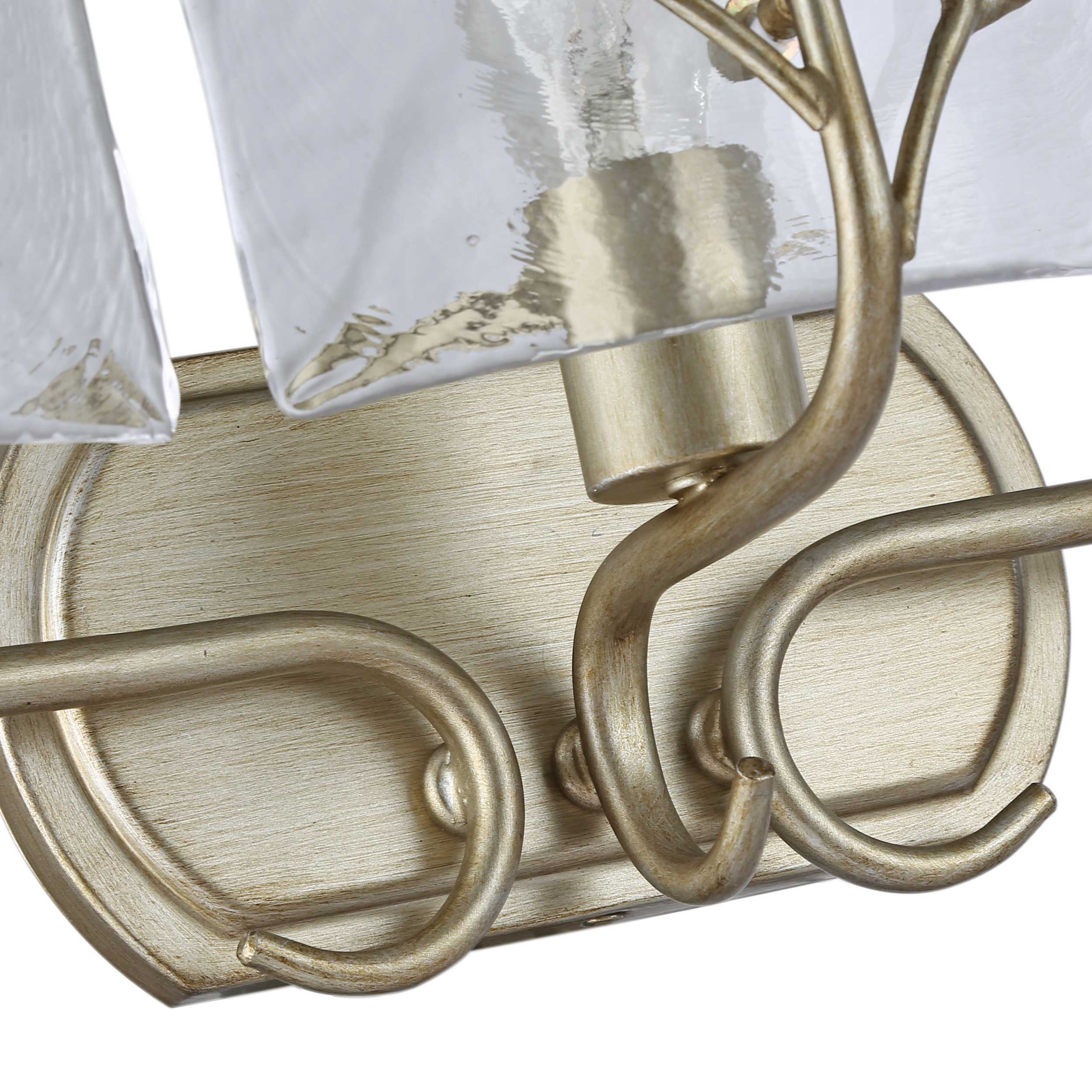 Golden Lighting Calla 3-light Vanity in White Gold - - Golden Lighting