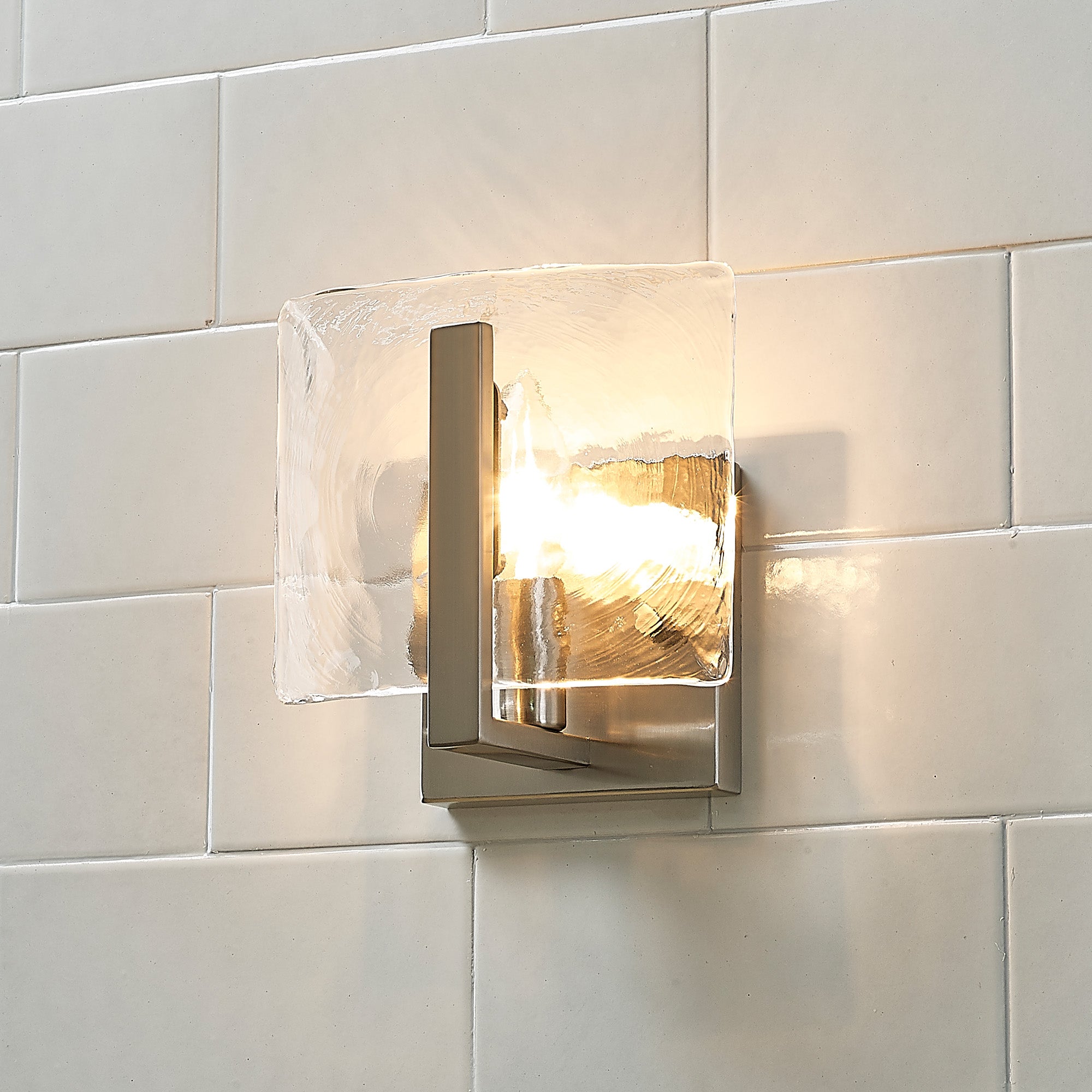 Aenon 1-light Wall Sconce in Pewter - - Golden Lighting