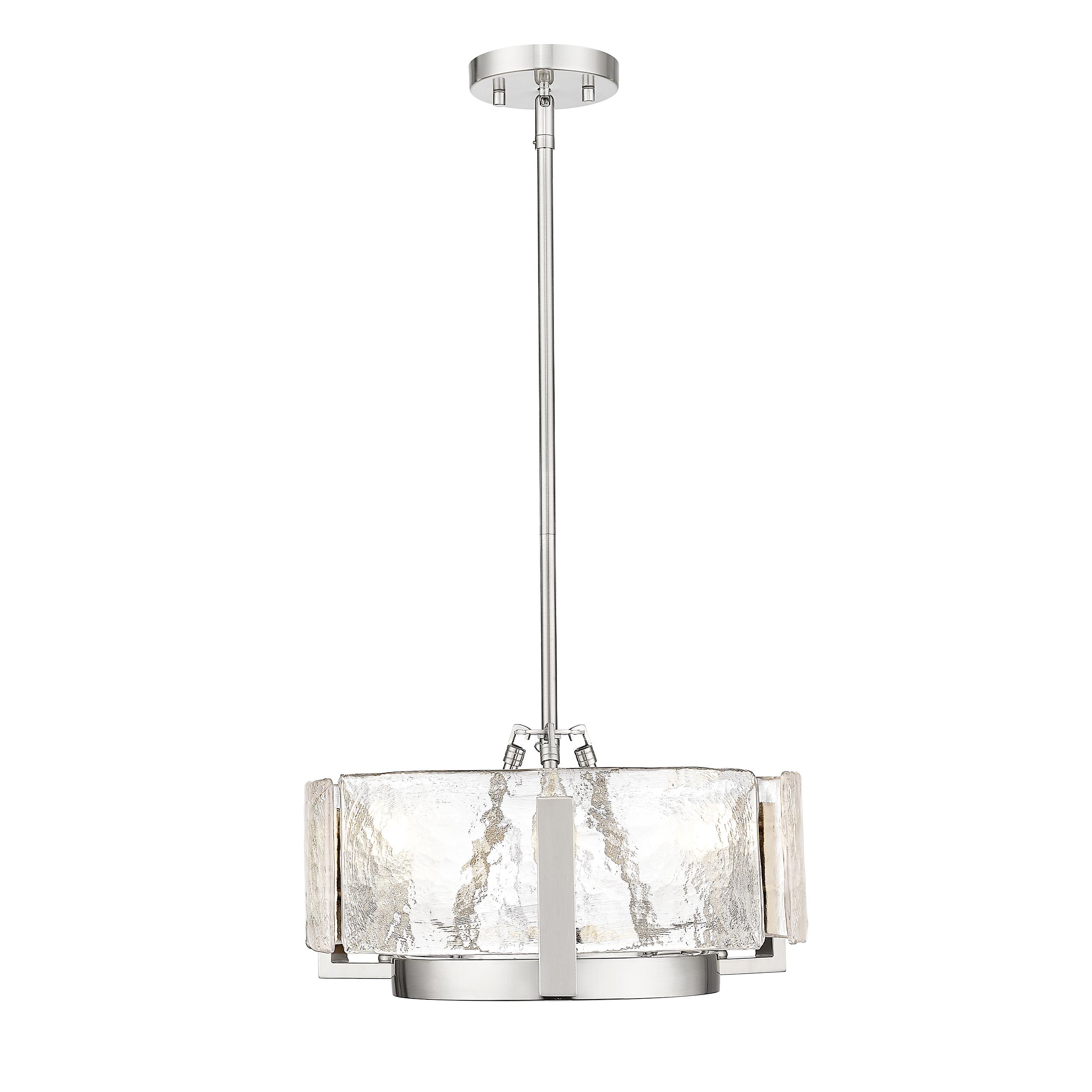 Yep by Golden Lighting Aenon 3-light Chandelier in Pewter - - Golden Lighting