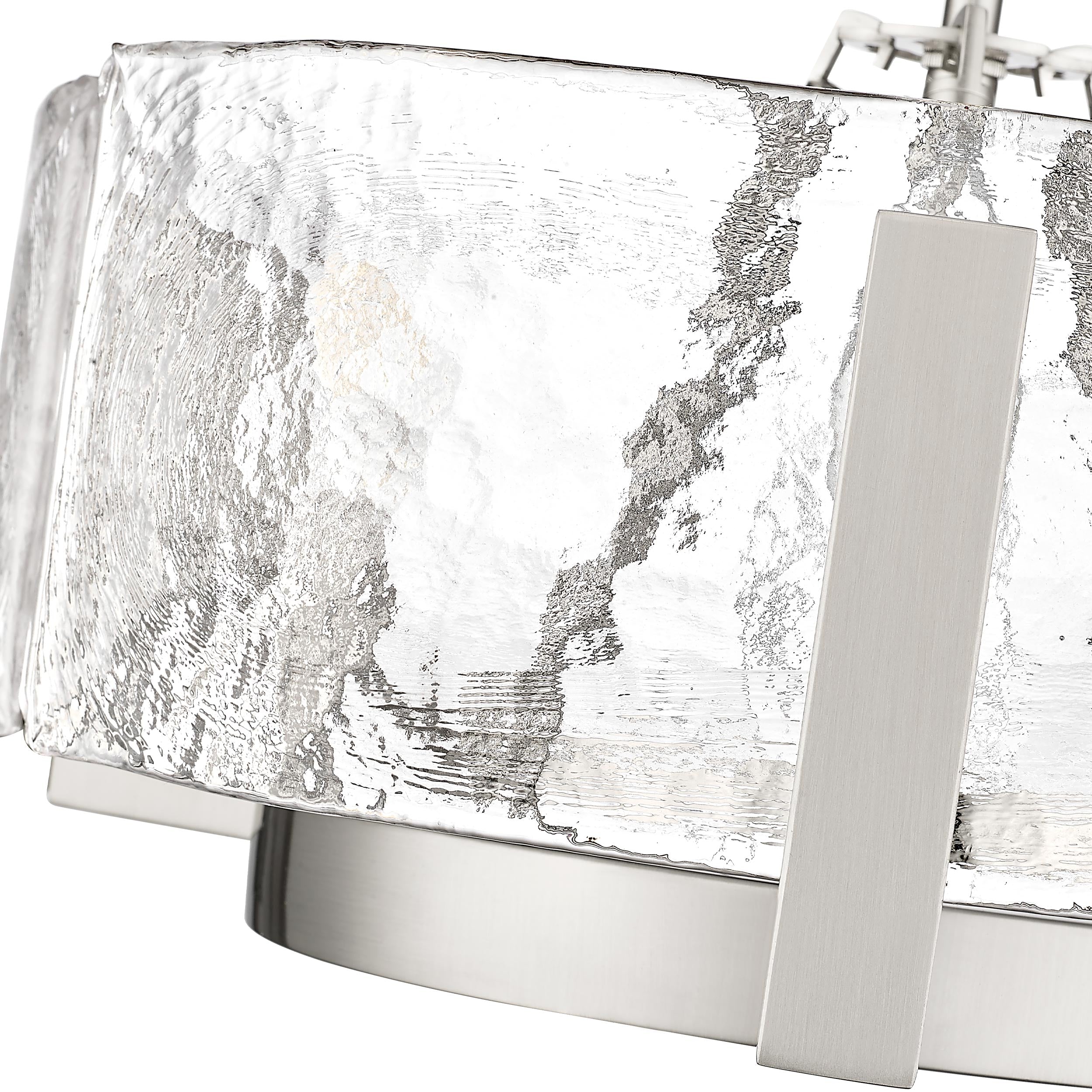 Aenon 3-light Chandelier in Pewter - - Golden Lighting