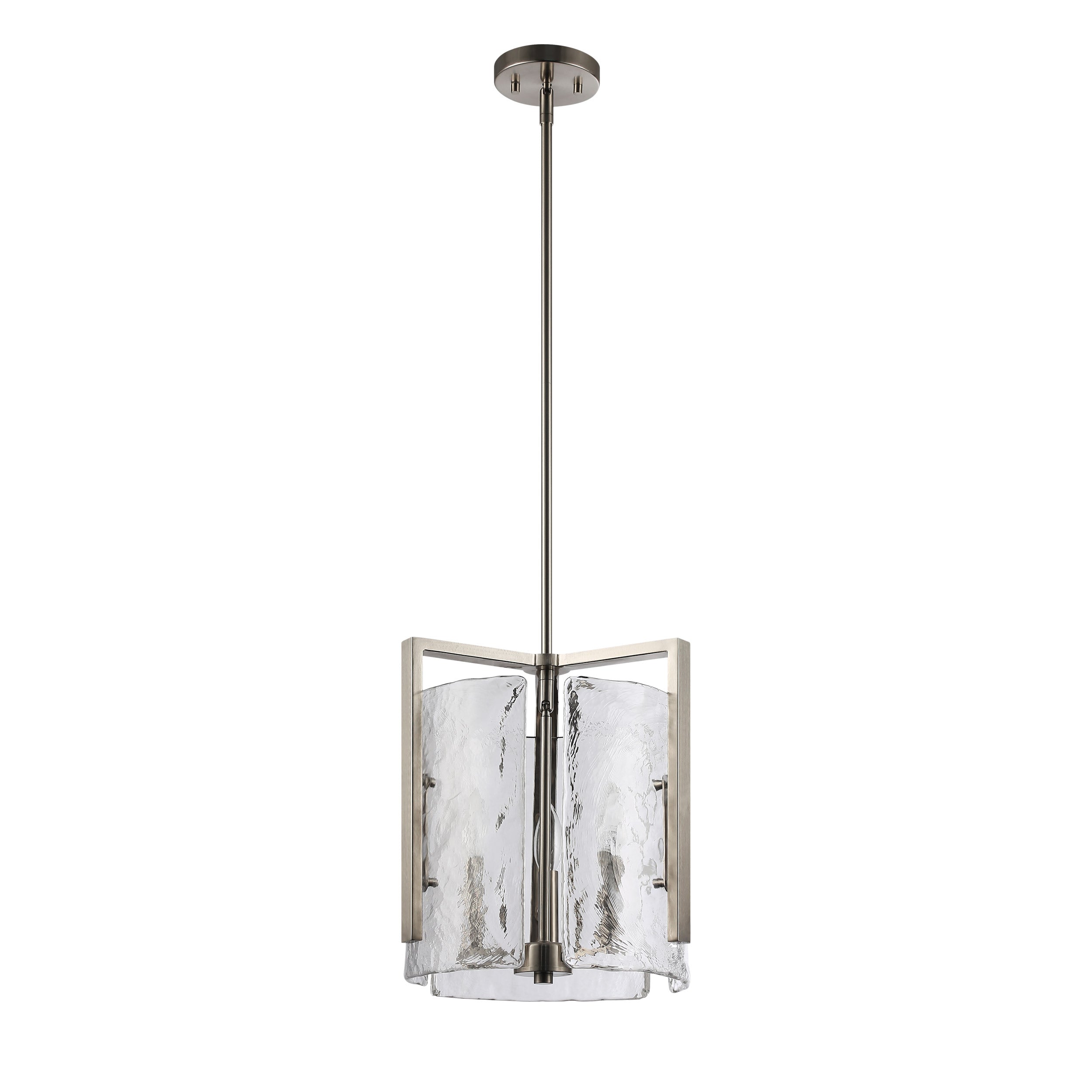 Yep by Golden Lighting Aenon 3-light Pendant in Pewter - - Golden Lighting