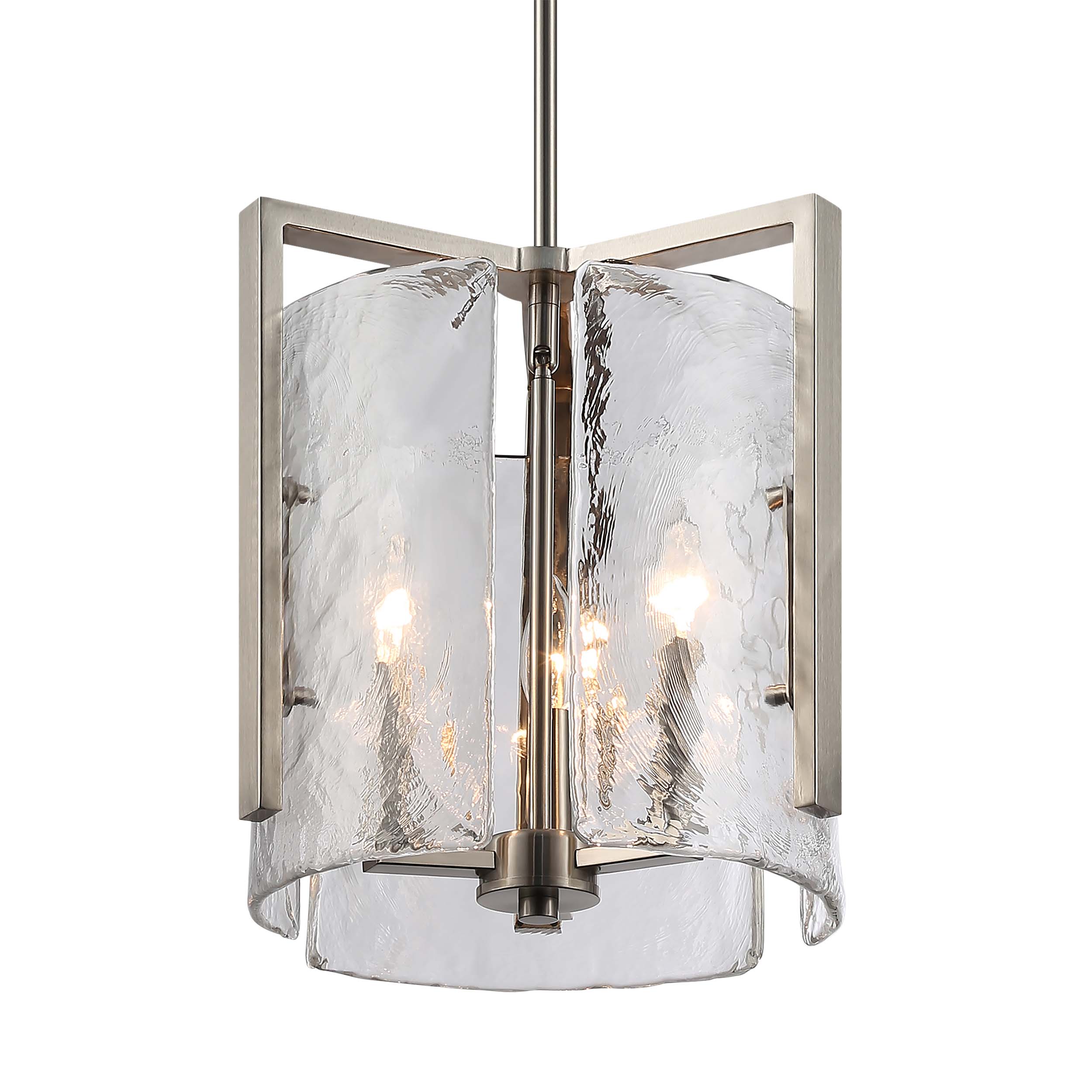 Golden Lighting Aenon 3-light Pendant in Pewter