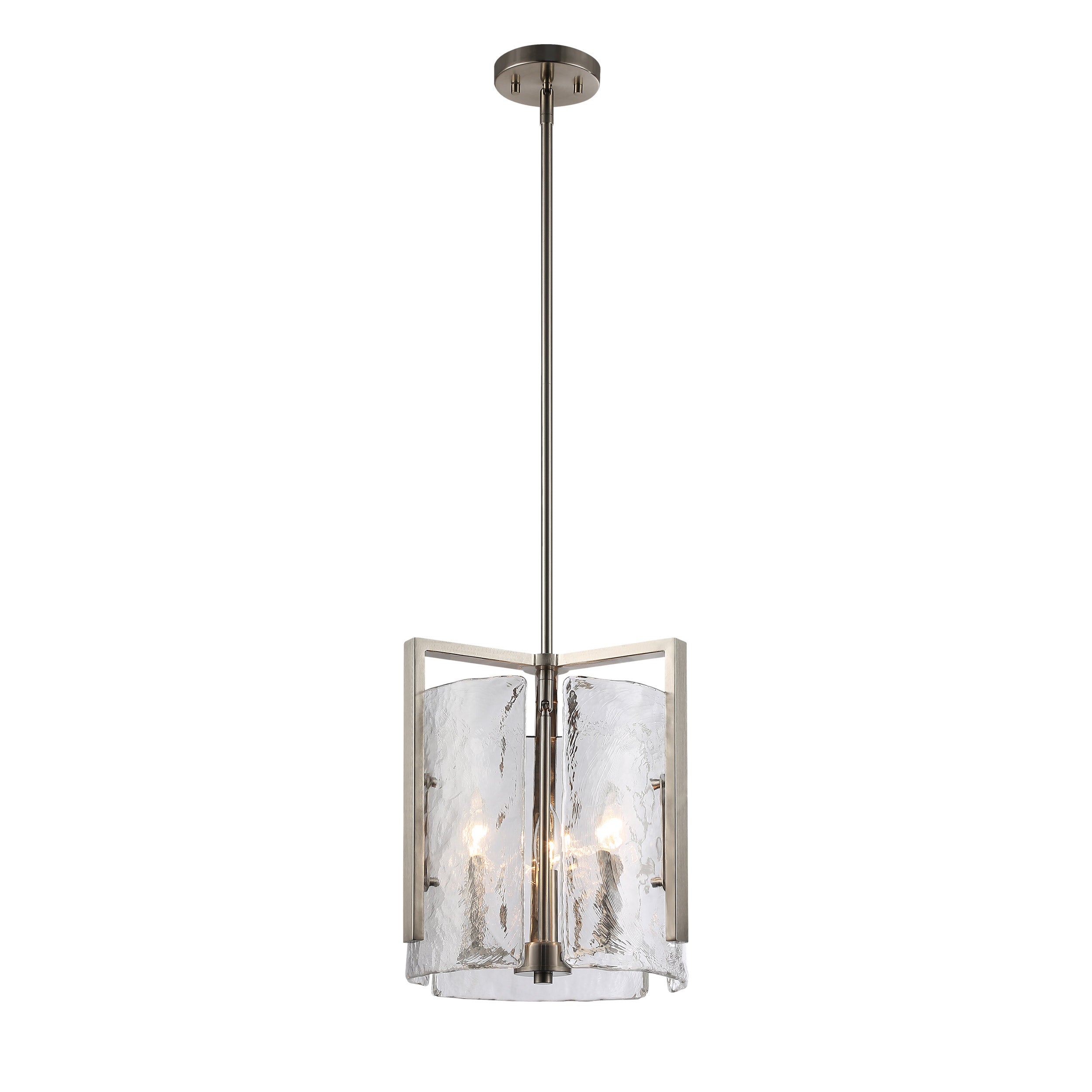 Golden Lighting Aenon 3-light Pendant in Pewter