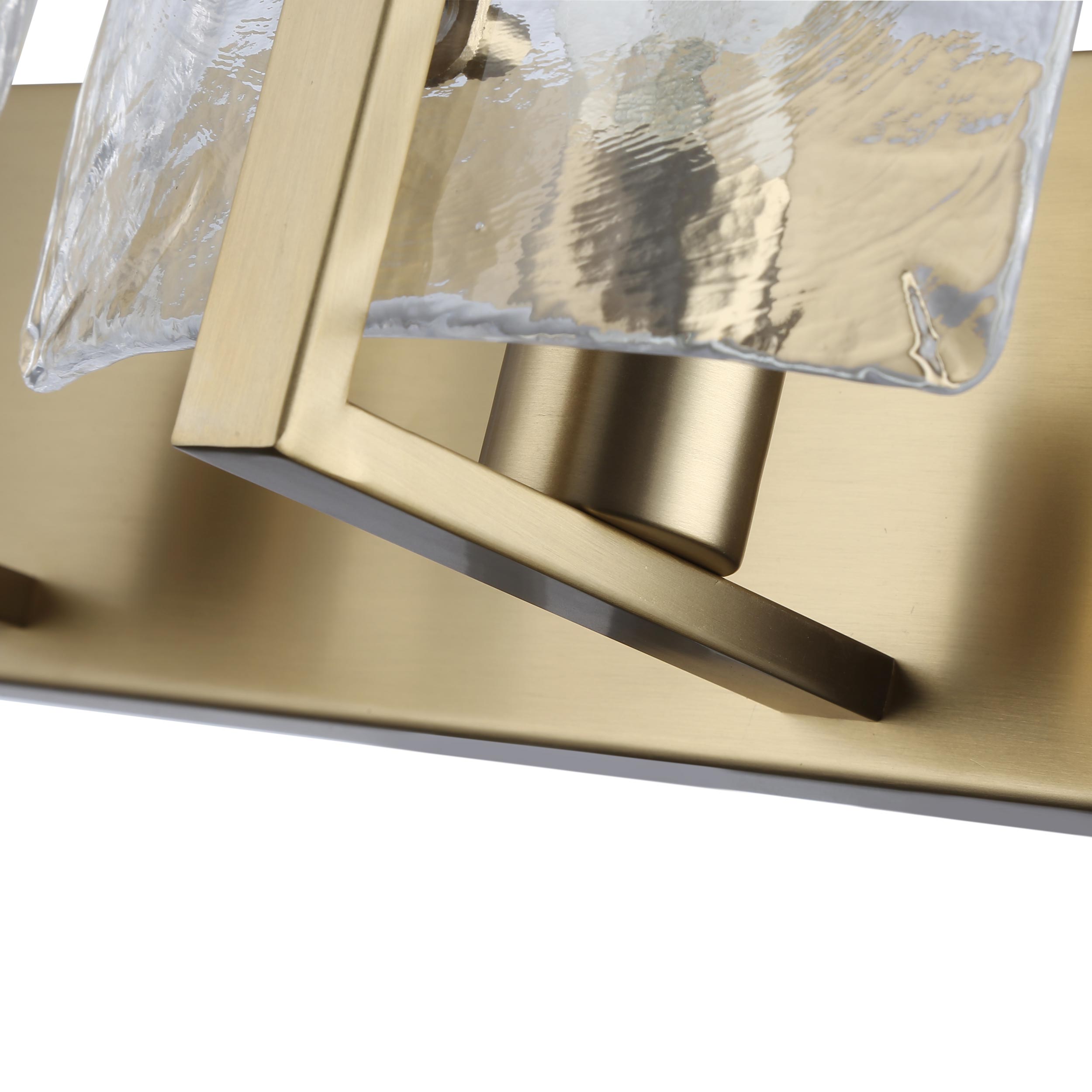 Aenon 2-light Vanity in Brushed Champagne Brass - - Golden Lighting