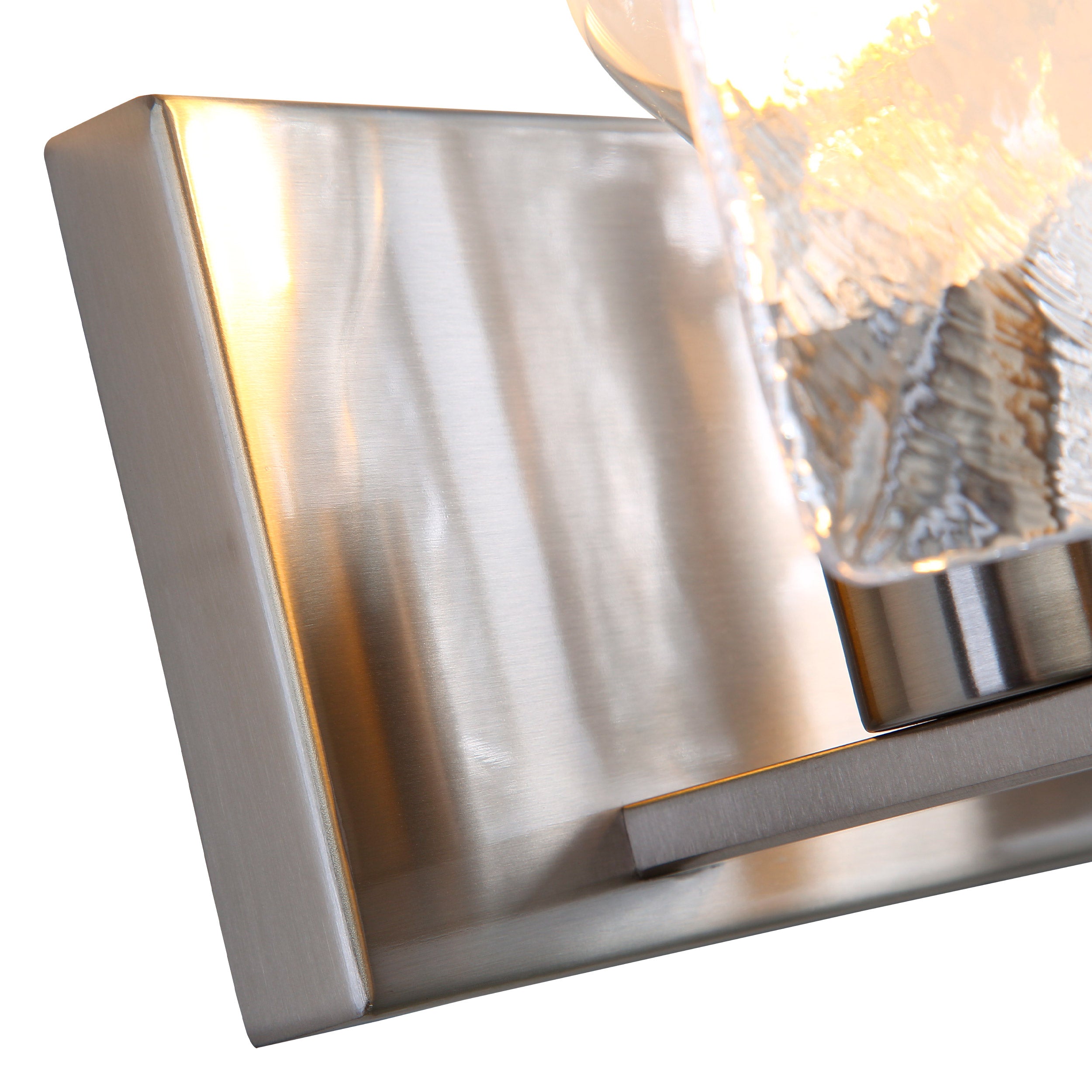 Aenon 2-light Vanity in Pewter - - Golden Lighting