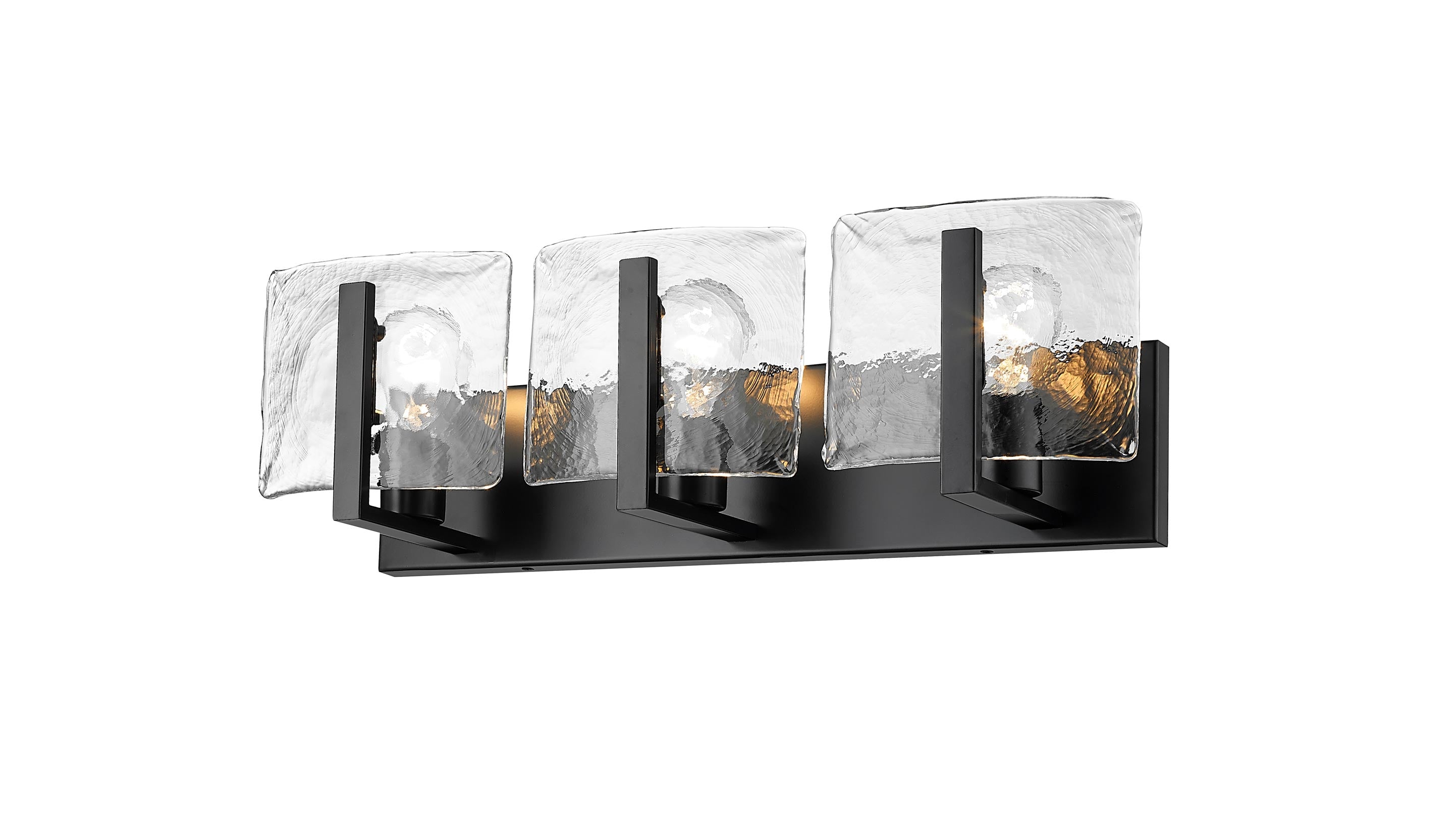 Golden Lighting Aenon 3-light Vanity in Matte Black