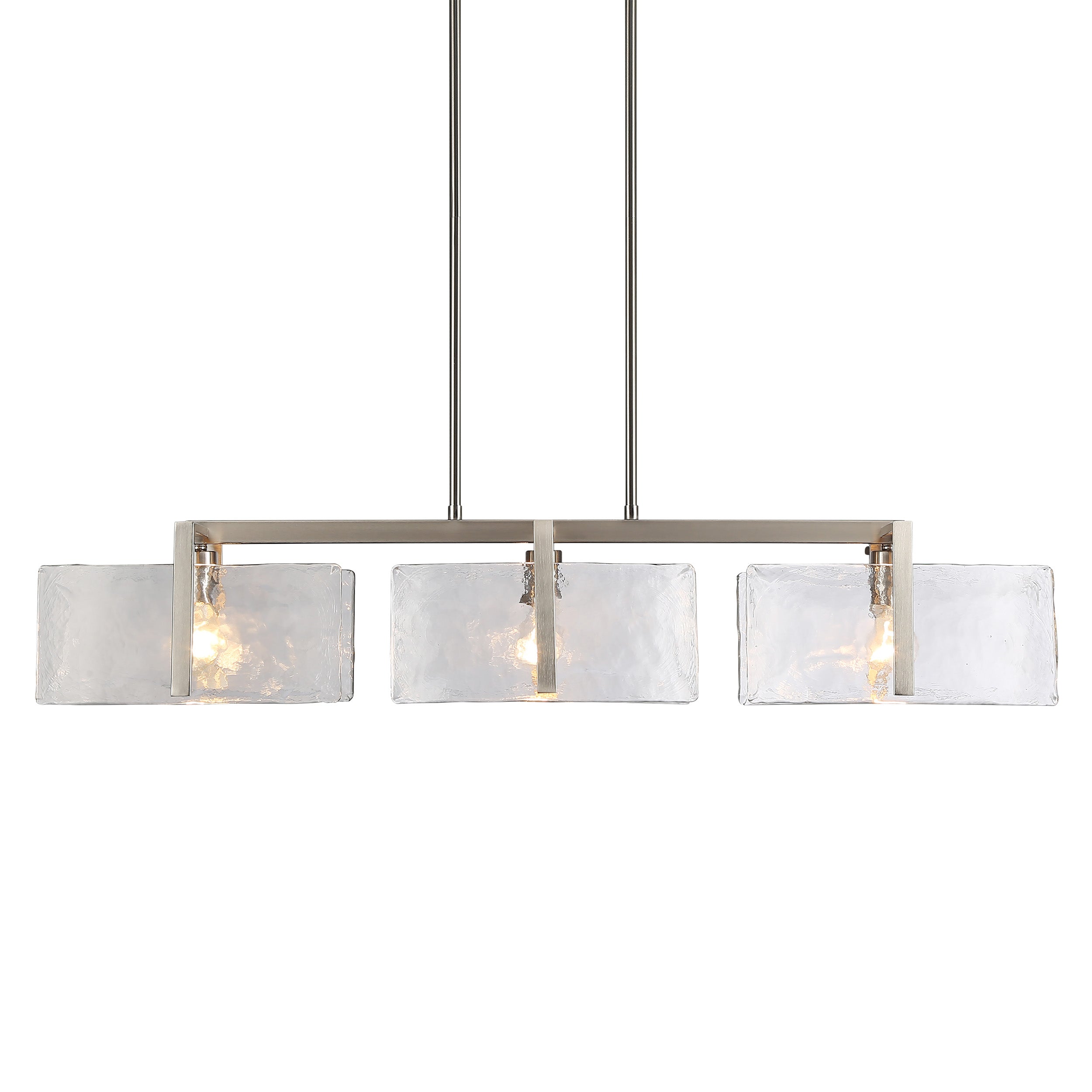 Golden Lighting Aenon 3-light Island Light in Pewter