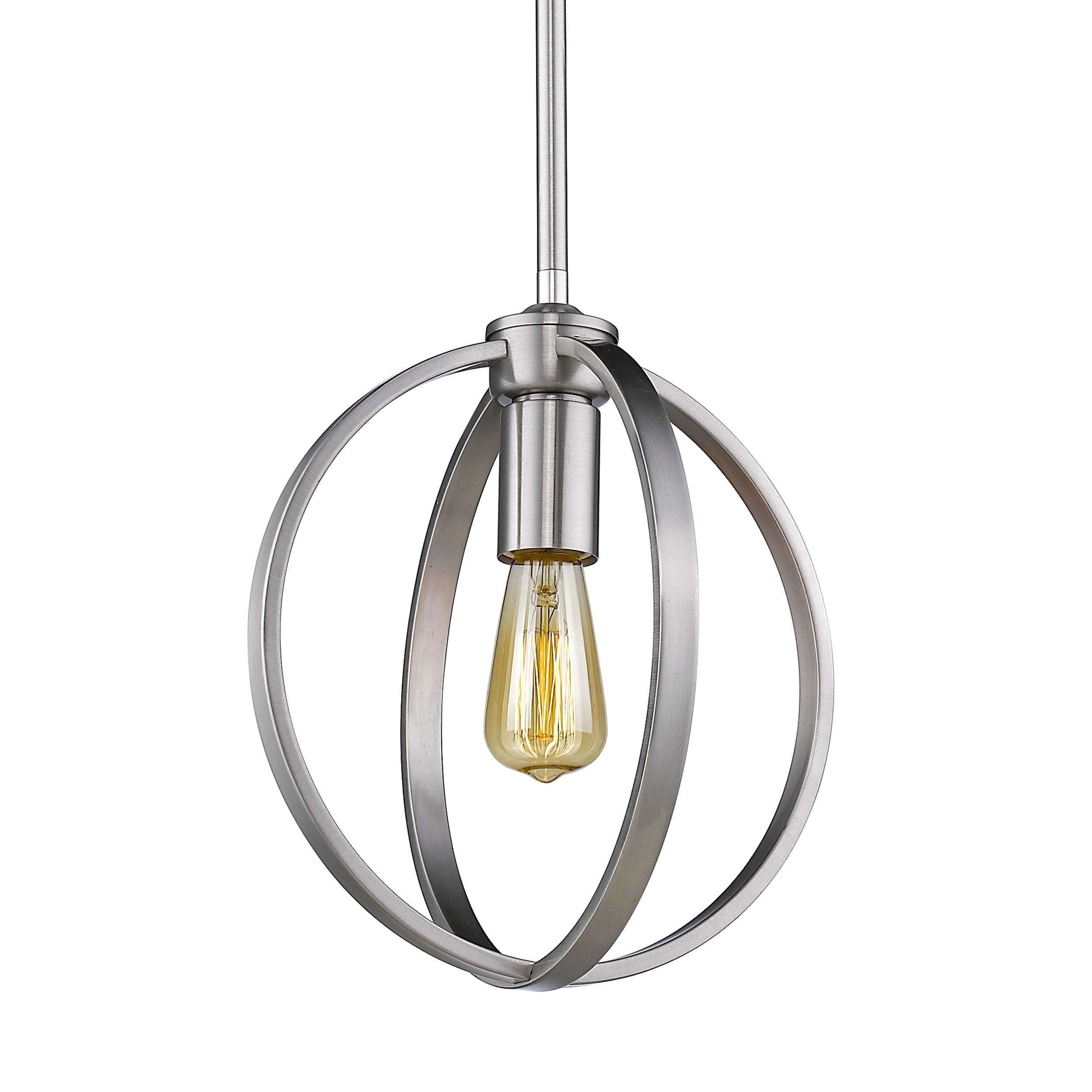 Golden Lighting Colson 1-light Pendant in Pewter