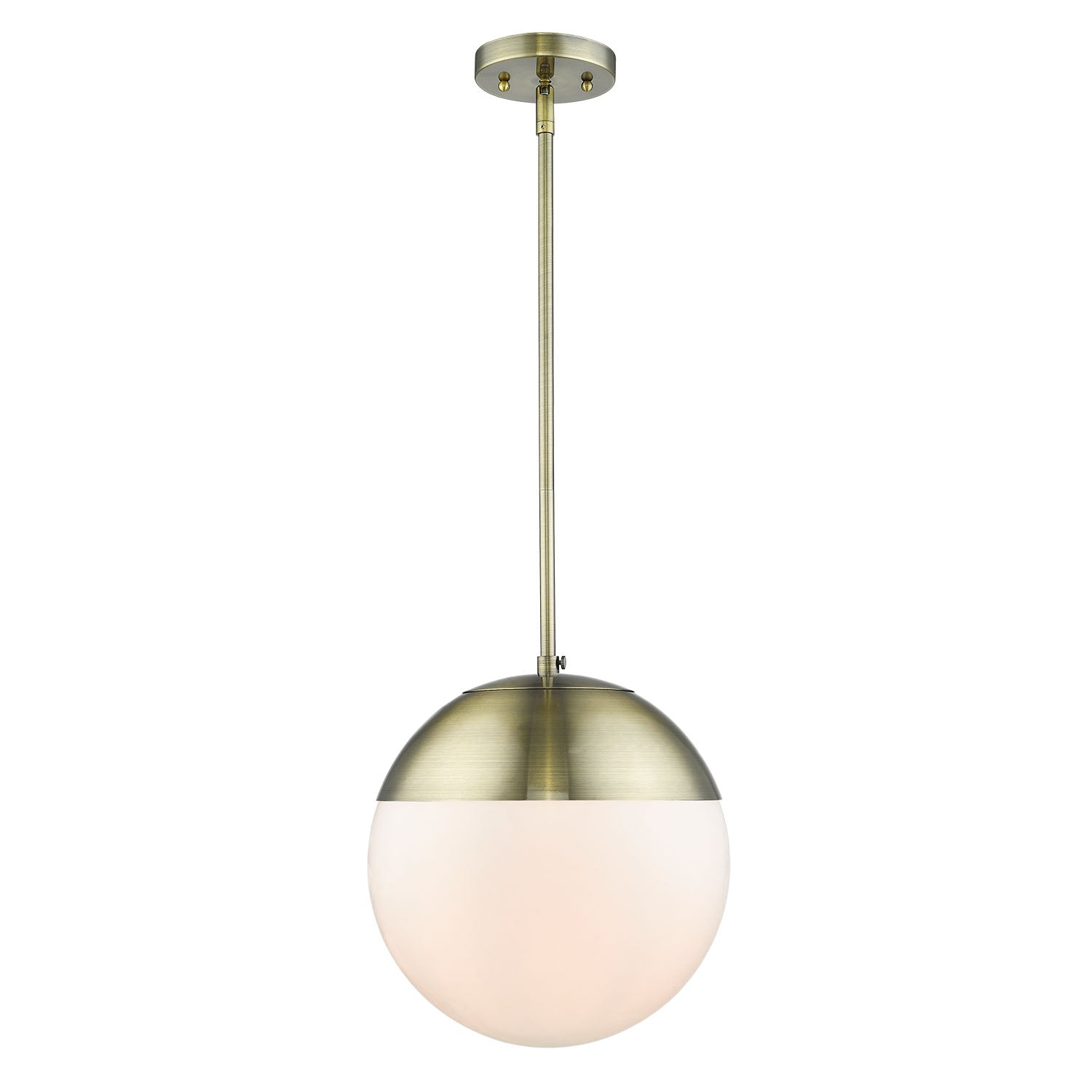 Golden Lighting Dixon 1-light Pendant in Aged Brass - - Golden Lighting