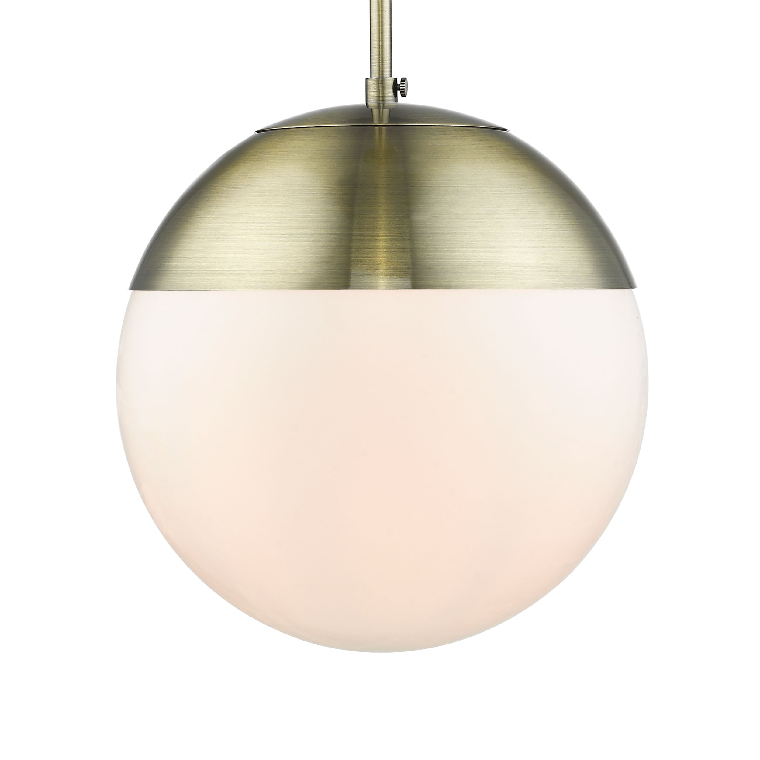 Golden Lighting Dixon 1-light Pendant in Aged Brass - Default Title - Golden Lighting