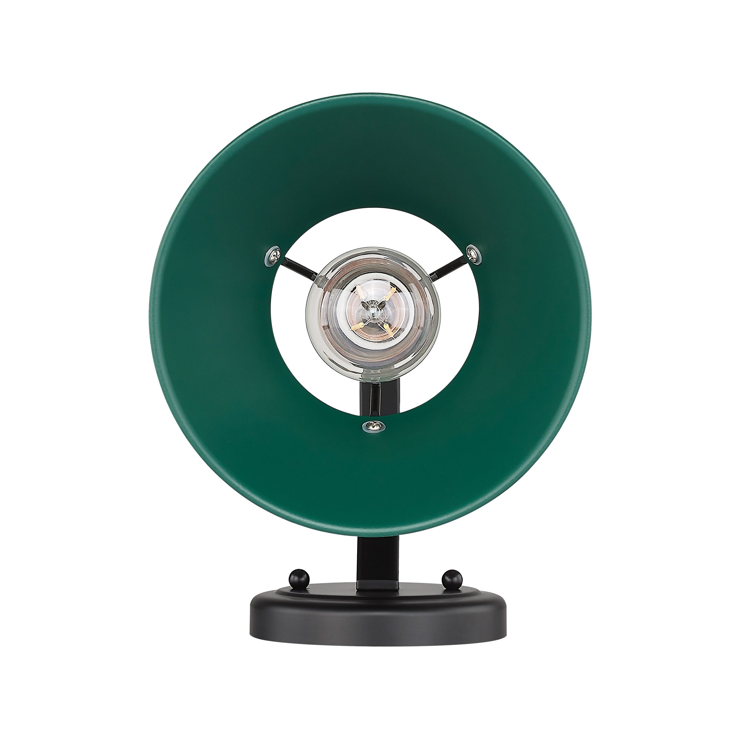 Orwell 1-Light Wall Sconce in Matte Black with Pine Green - Default Title - Golden Lighting