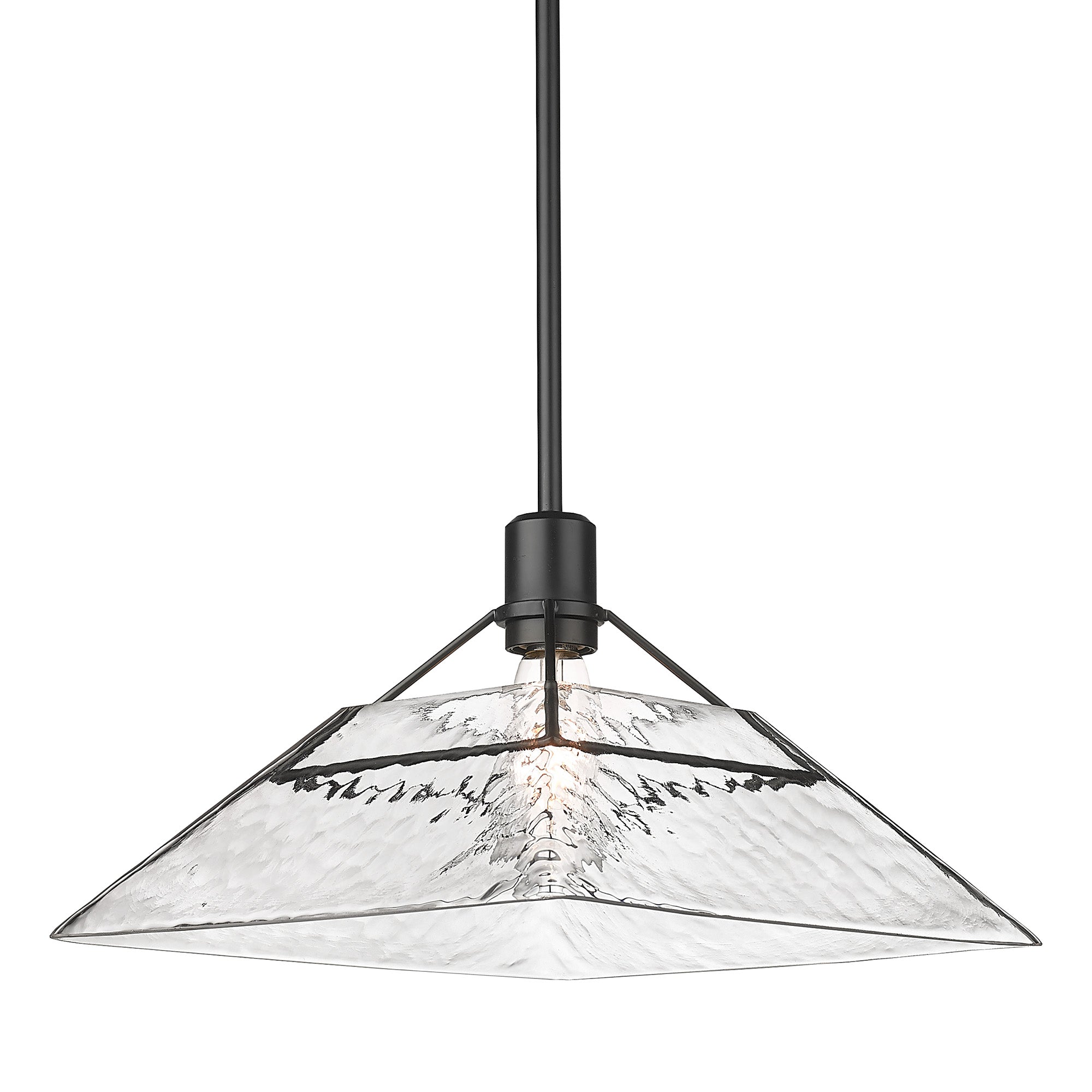 Golden Lighting Kepler 1-light Pendant in Matte Black - - Golden Lighting