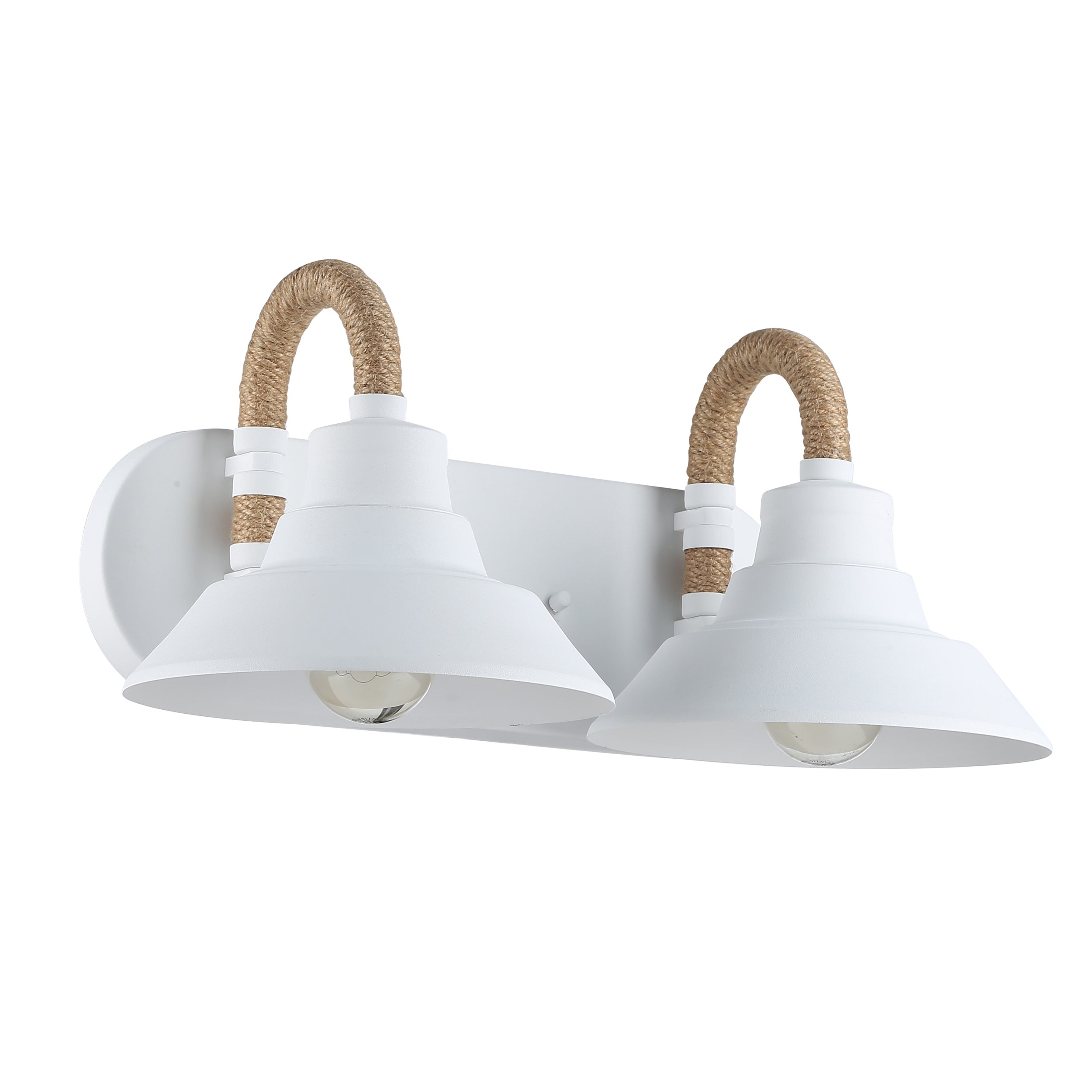 Golden Lighting Journey 2-light Vanity in Natural White - - Golden Lighting