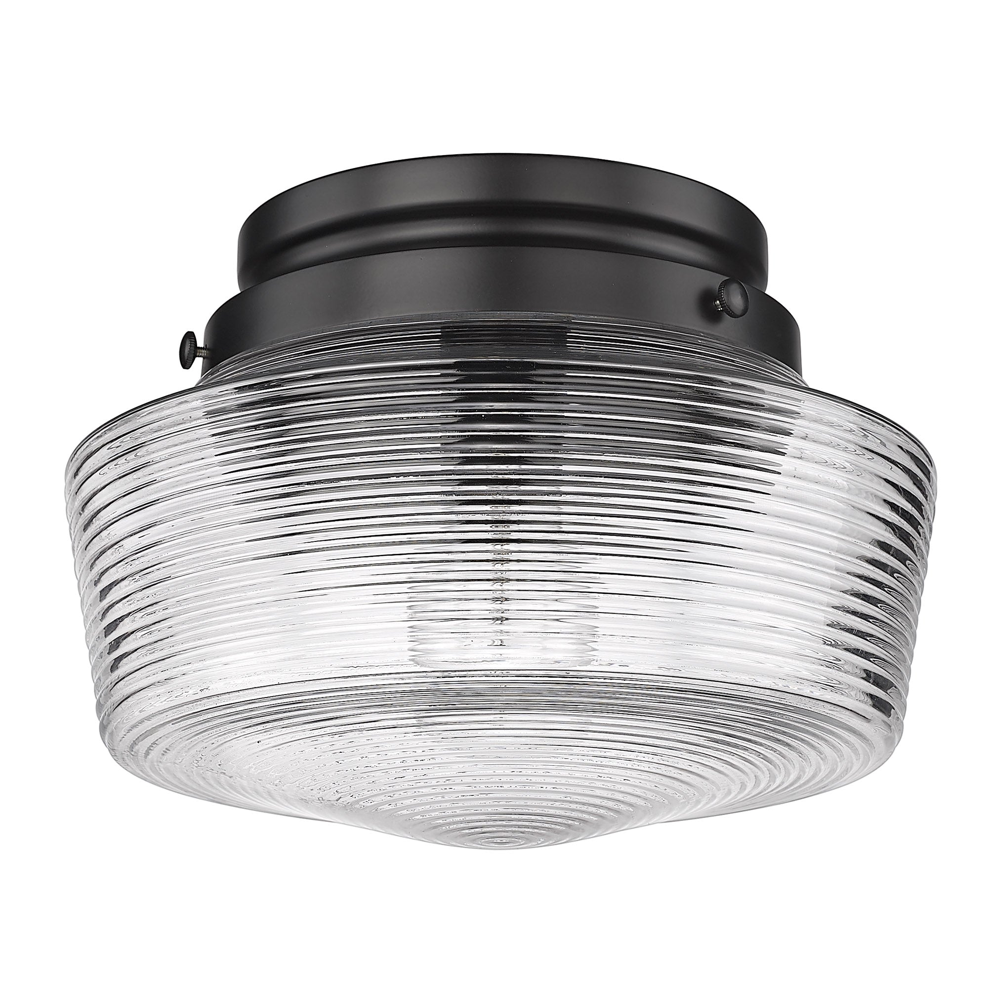 Holloway 1-light Flush Mount in Matte Black