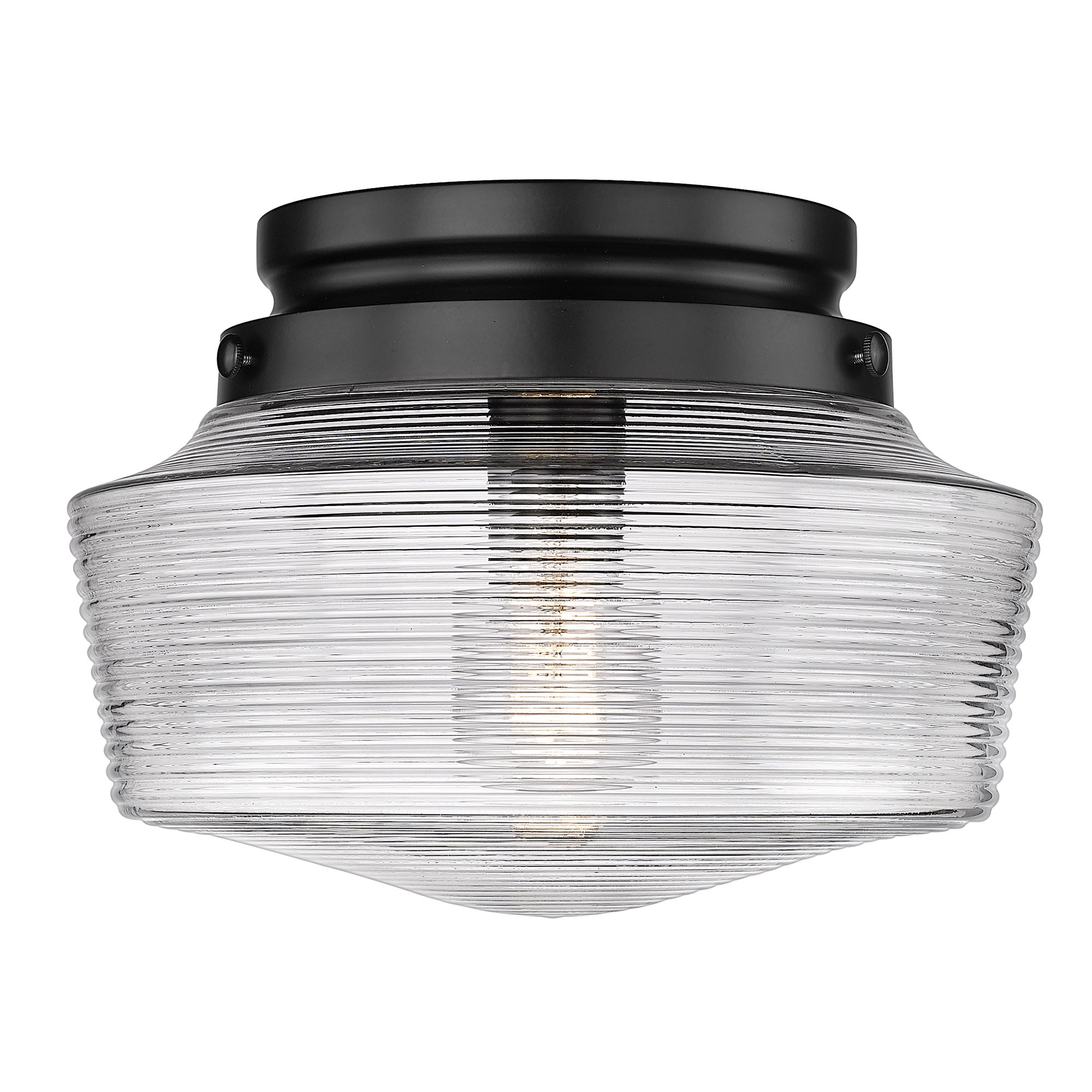 Holloway 1-light Flush Mount in Matte Black