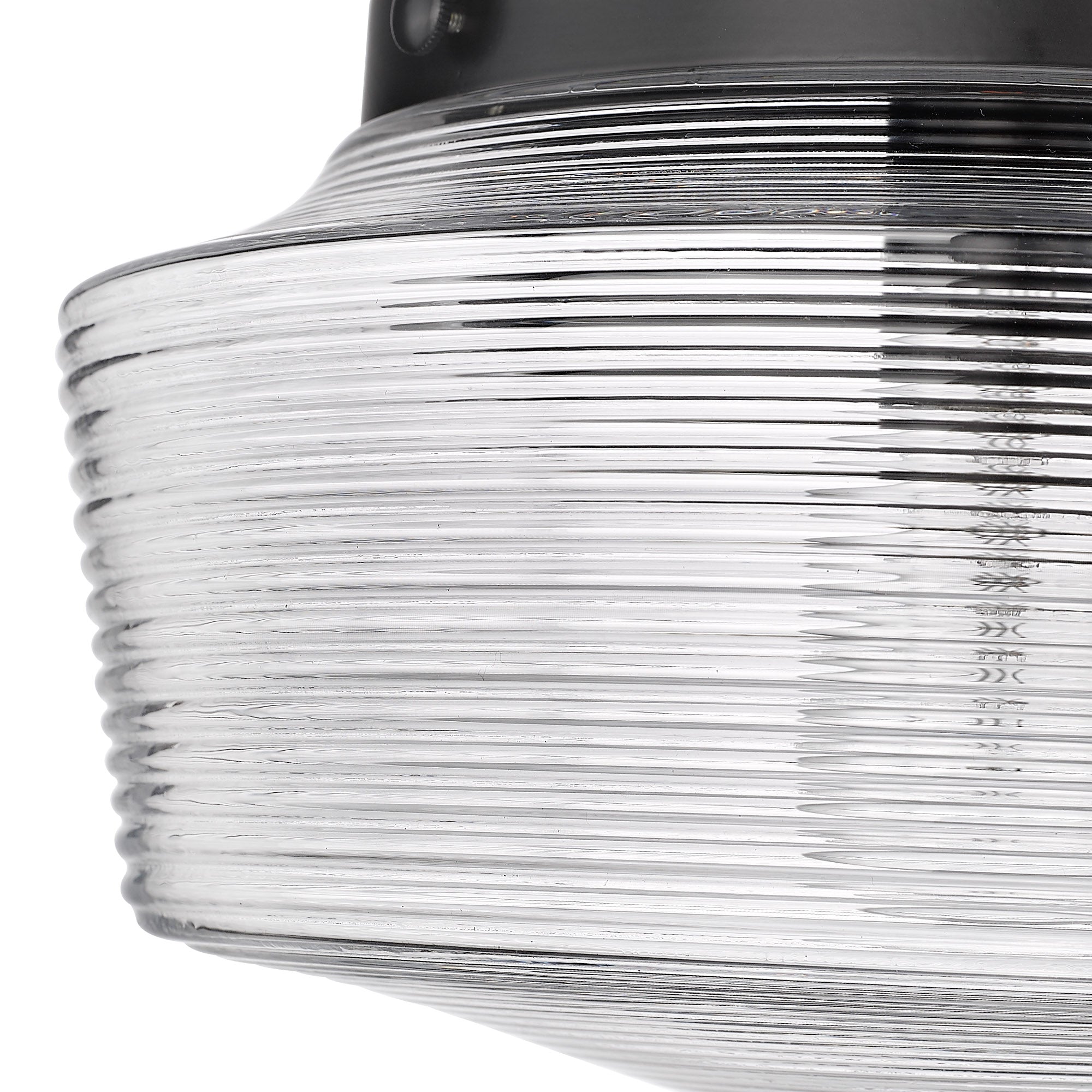 Holloway 1-light Flush Mount in Matte Black