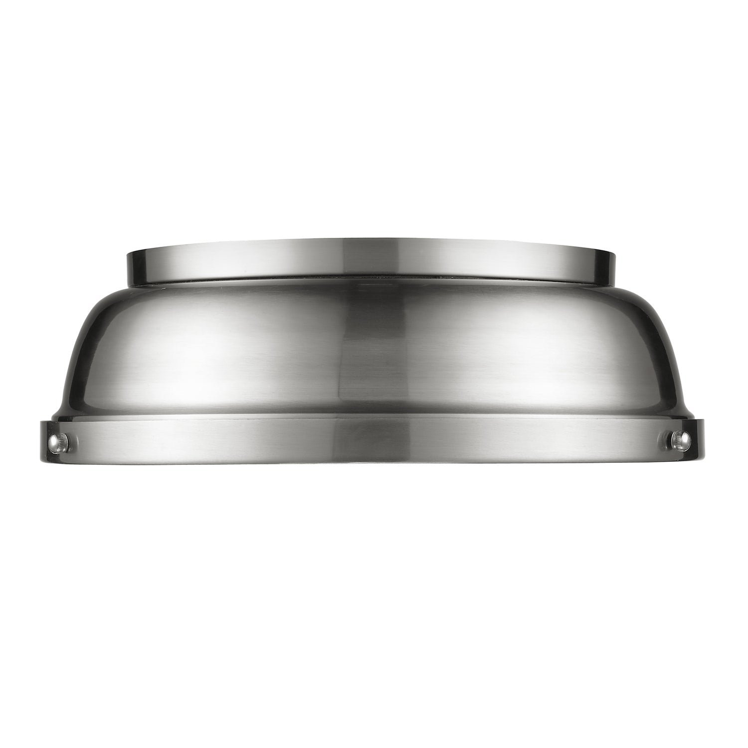Duncan 14" Flush Mount in Pewter with a Pewter Shade - Default Title - Golden Lighting