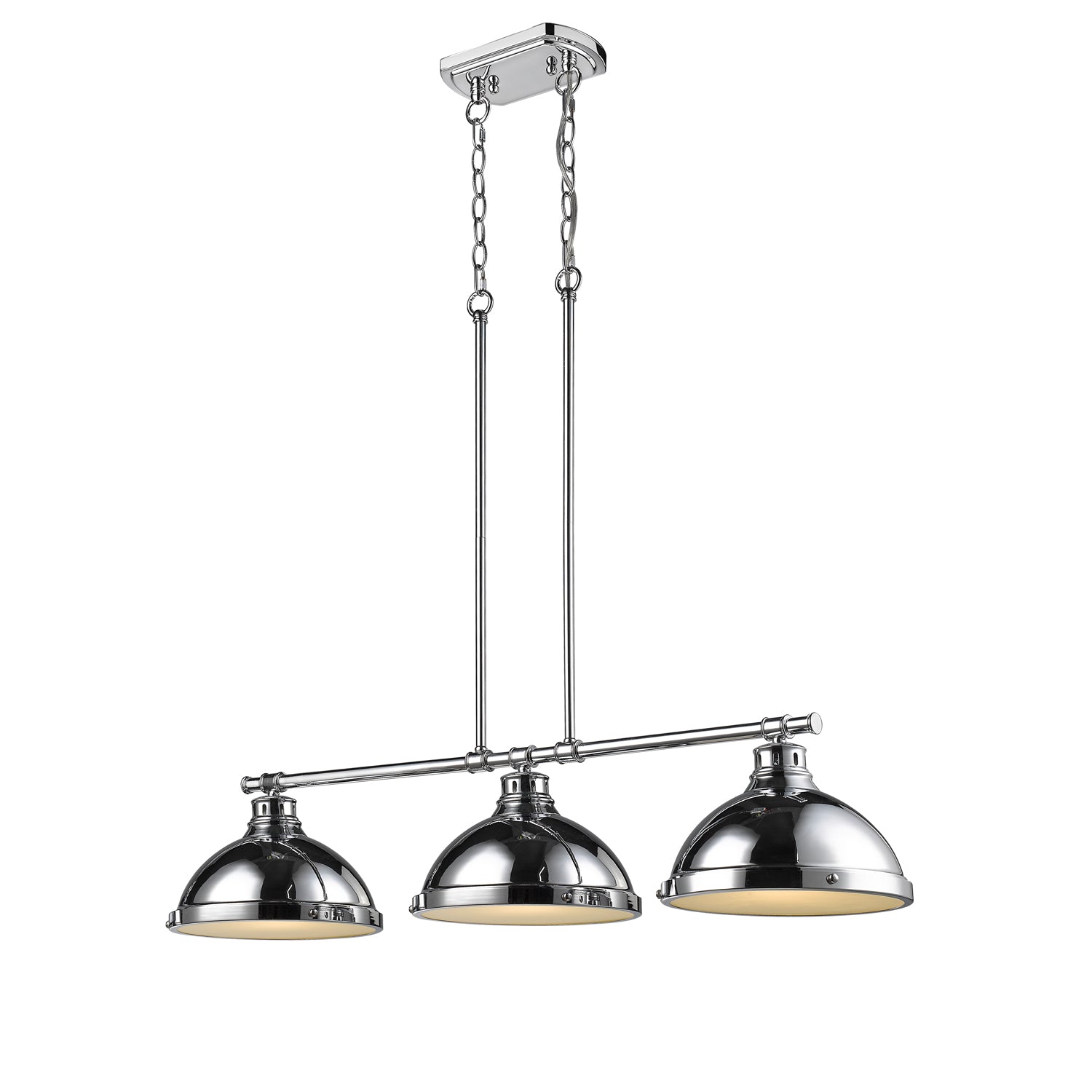 Yep by Golden Lighting Duncan 3-light Island Light in Chrome - - Golden Lighting