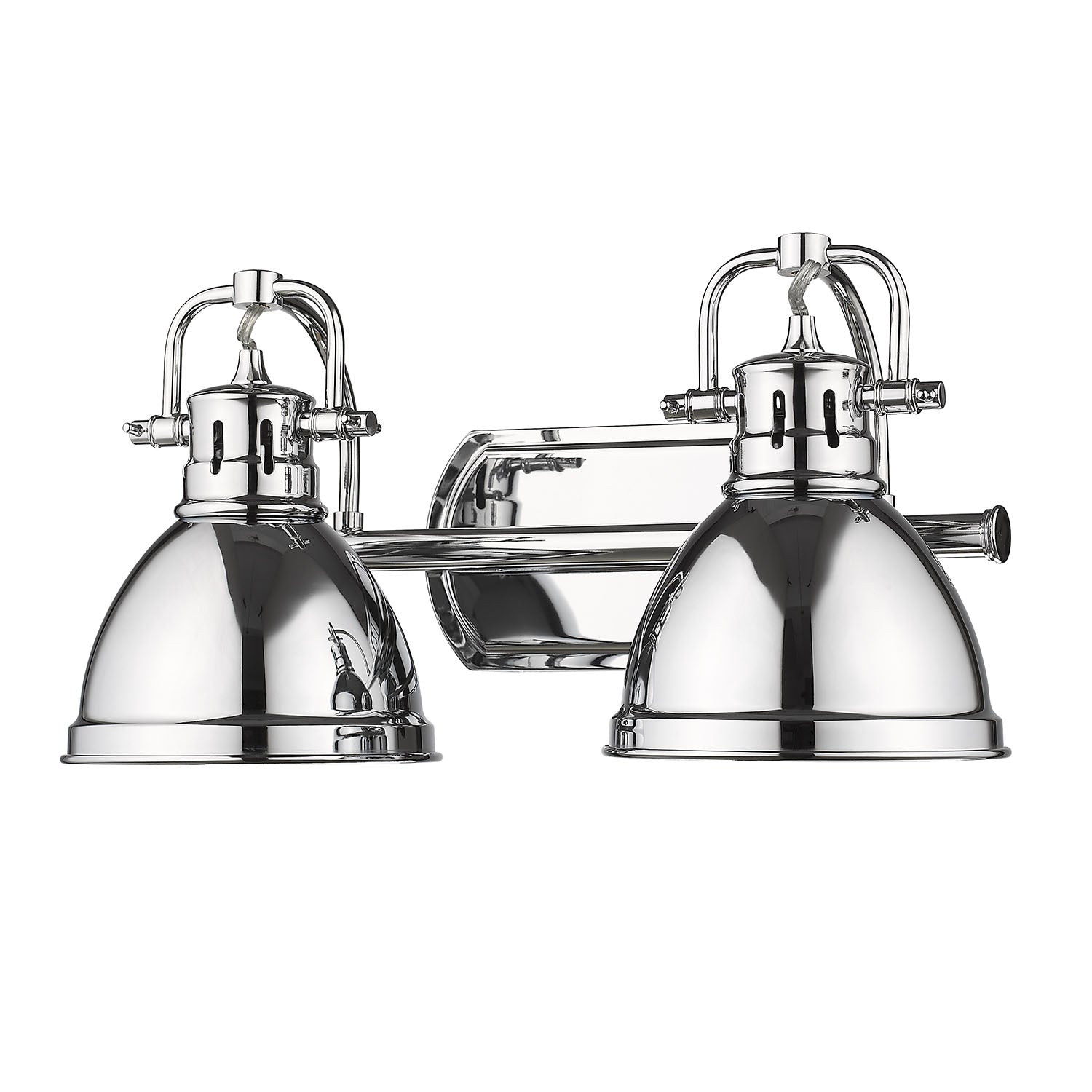 Yep by Golden Lighting Duncan 2-light Vanity in Chrome - - Golden Lighting