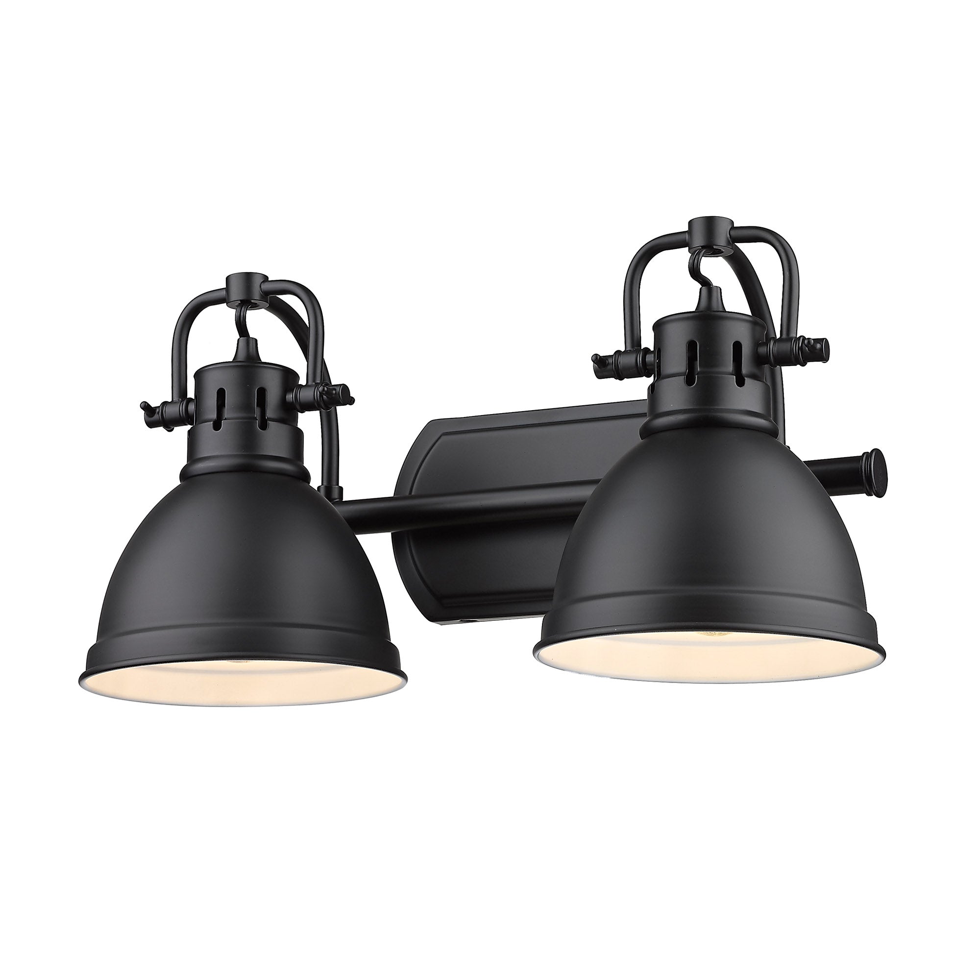 Yep by Golden Lighting Duncan 2-light Vanity in Matte Black